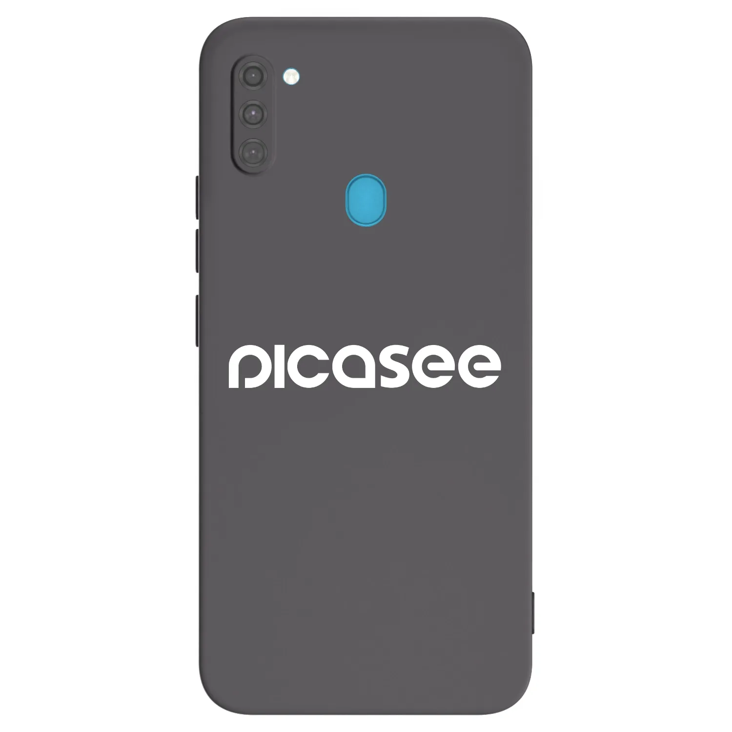 Picasee Μαύρη θήκη σιλικόνης για Samsung Galaxy M11 - Picasee - new logo - white