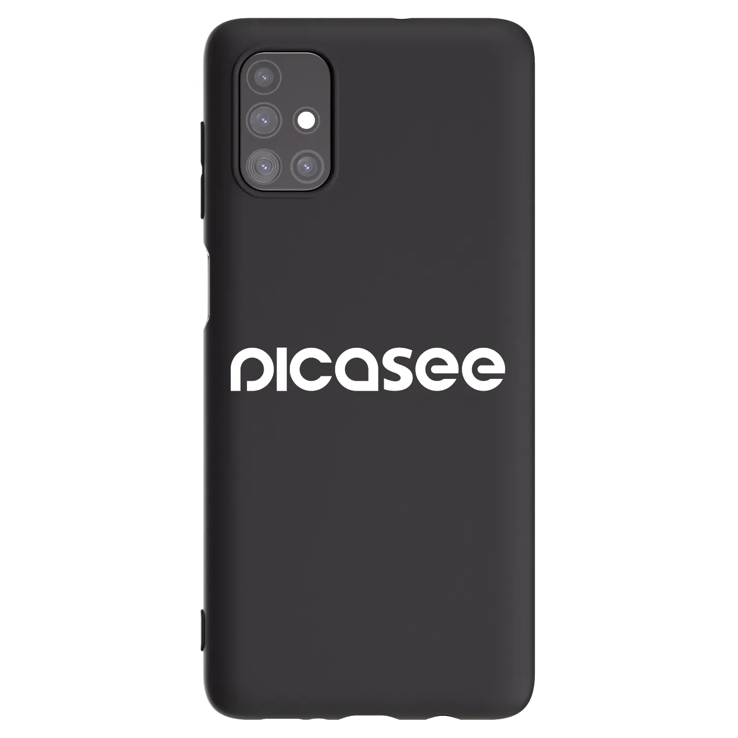 Picasee Μαύρη θήκη σιλικόνης για Samsung Galaxy M51 M515F - Picasee - new logo - white