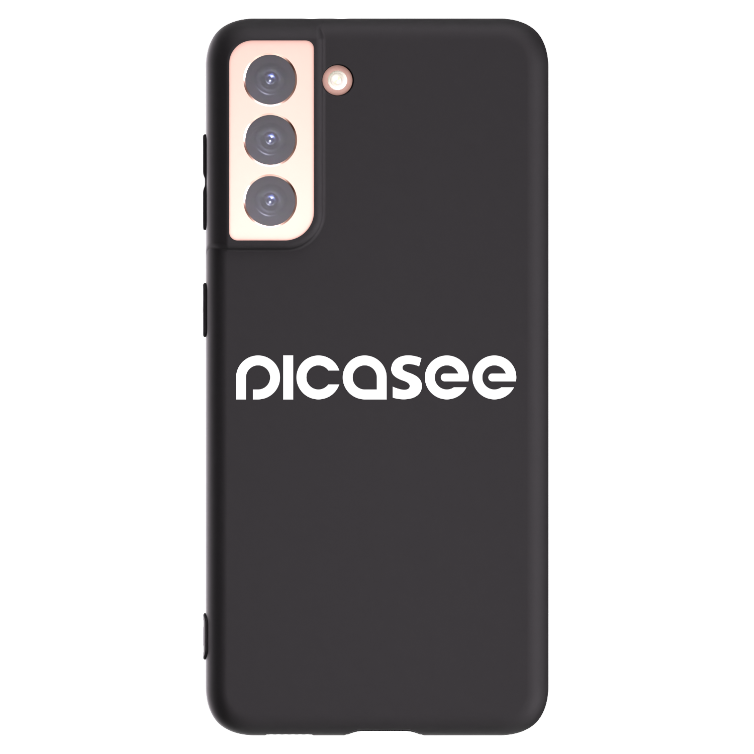 Picasee Μαύρη θήκη σιλικόνης για Samsung Galaxy S21 5G G991B - Picasee - new logo - white