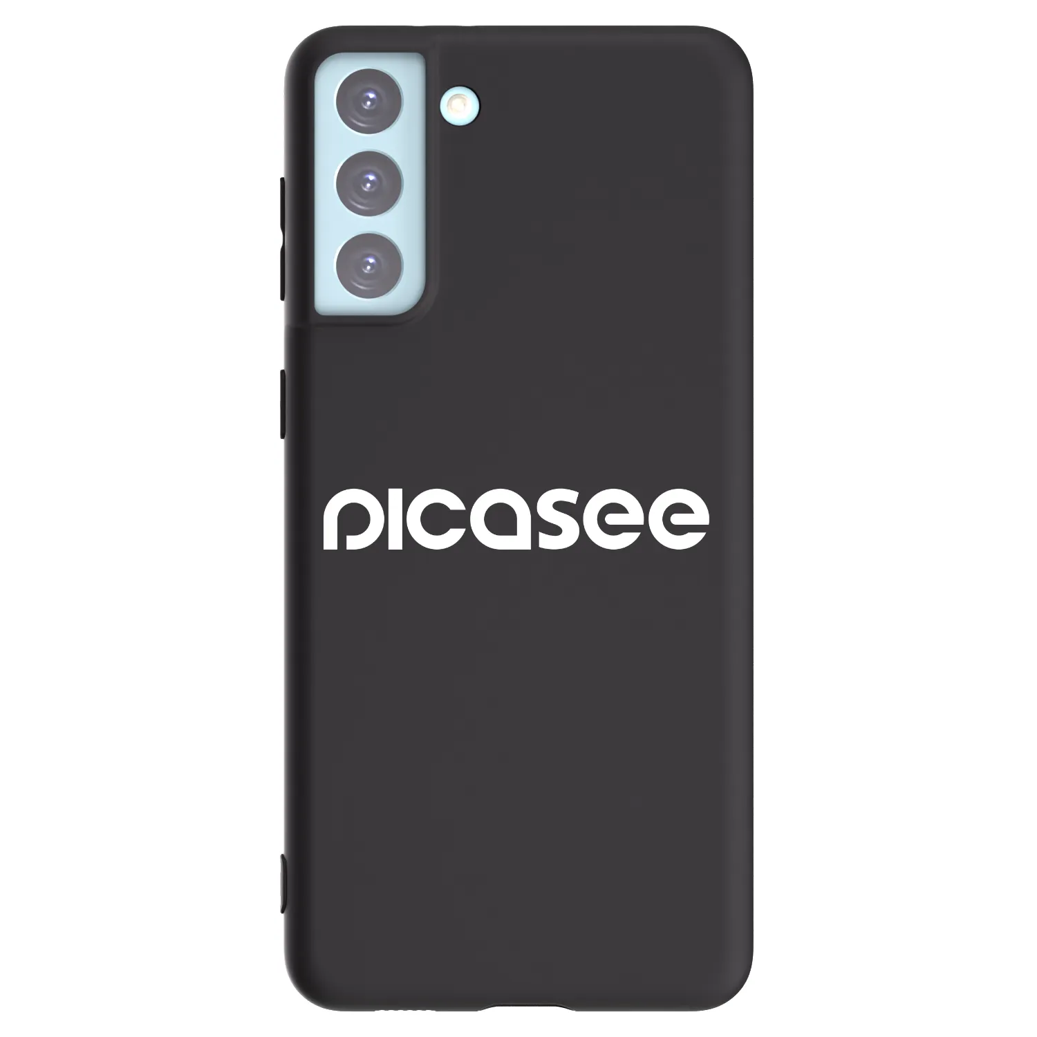 Picasee Μαύρη θήκη σιλικόνης για Samsung Galaxy S21+ 5G G996F - Picasee - new logo - white