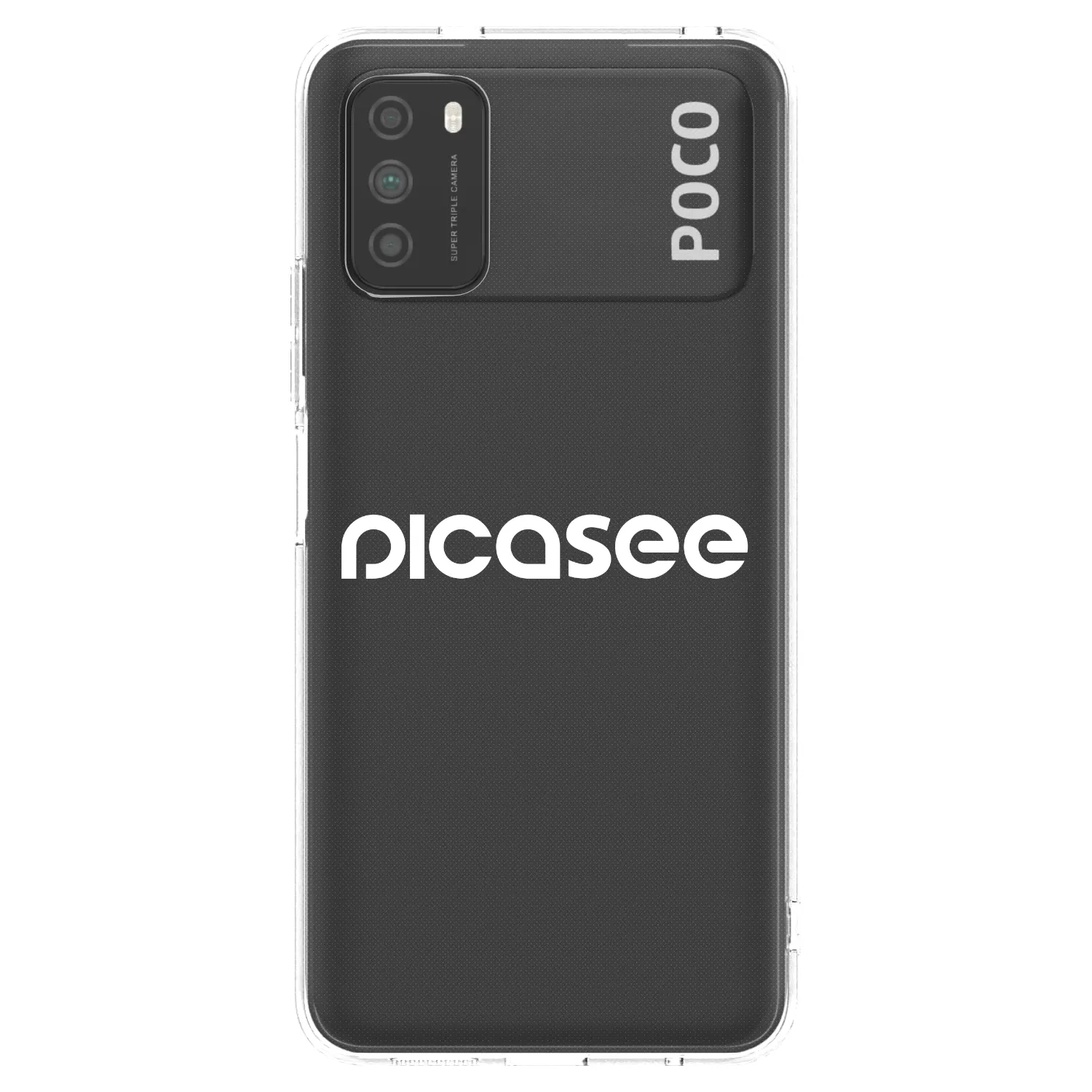 Picasee διαφανής θήκη σιλικόνης Xiaomi Poco M3 - Picasee - new logo - white