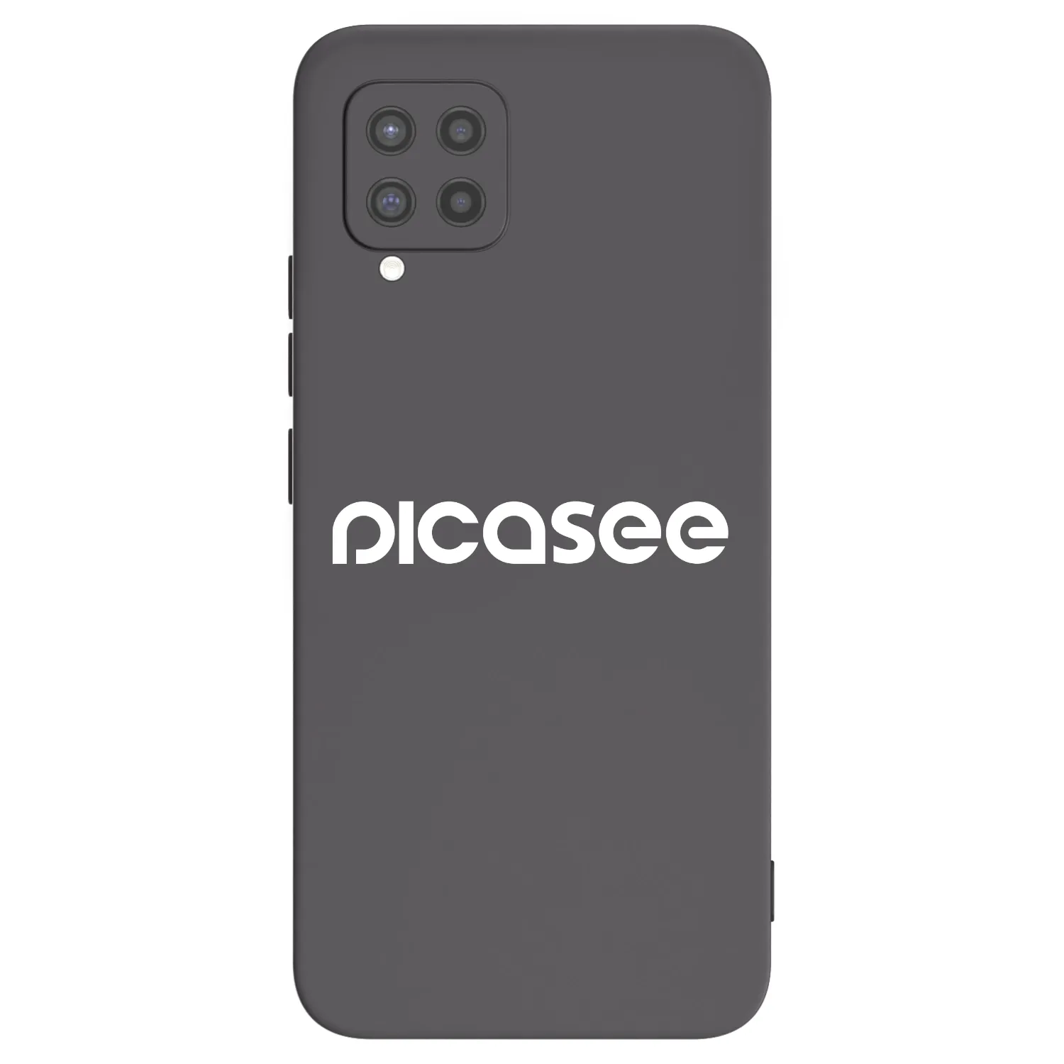 Picasee Μαύρη θήκη σιλικόνης για Samsung Galaxy A42 A426B - Picasee - new logo - white