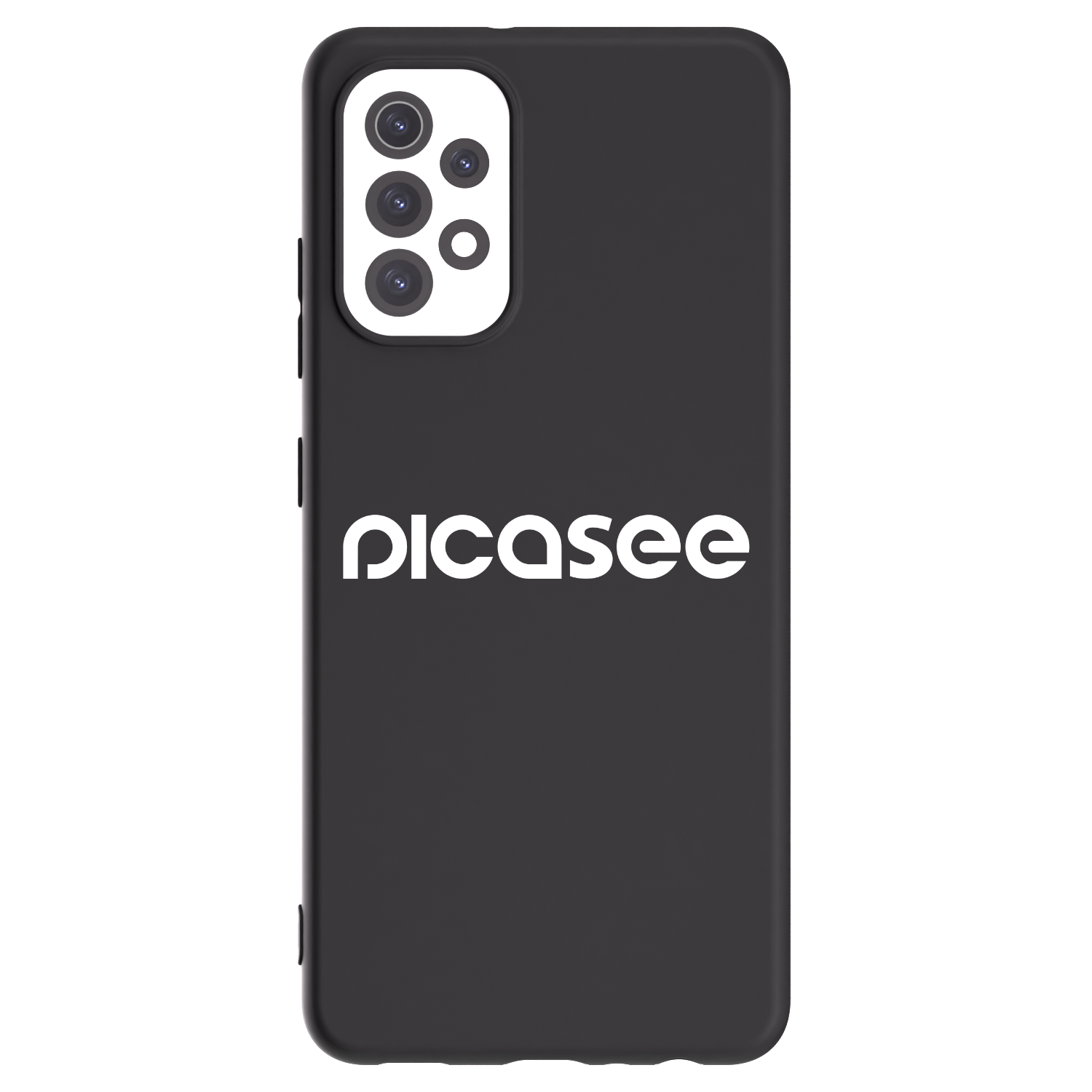 Picasee Μαύρη θήκη σιλικόνης για Samsung Galaxy A32 5G A326B - Picasee - new logo - white
