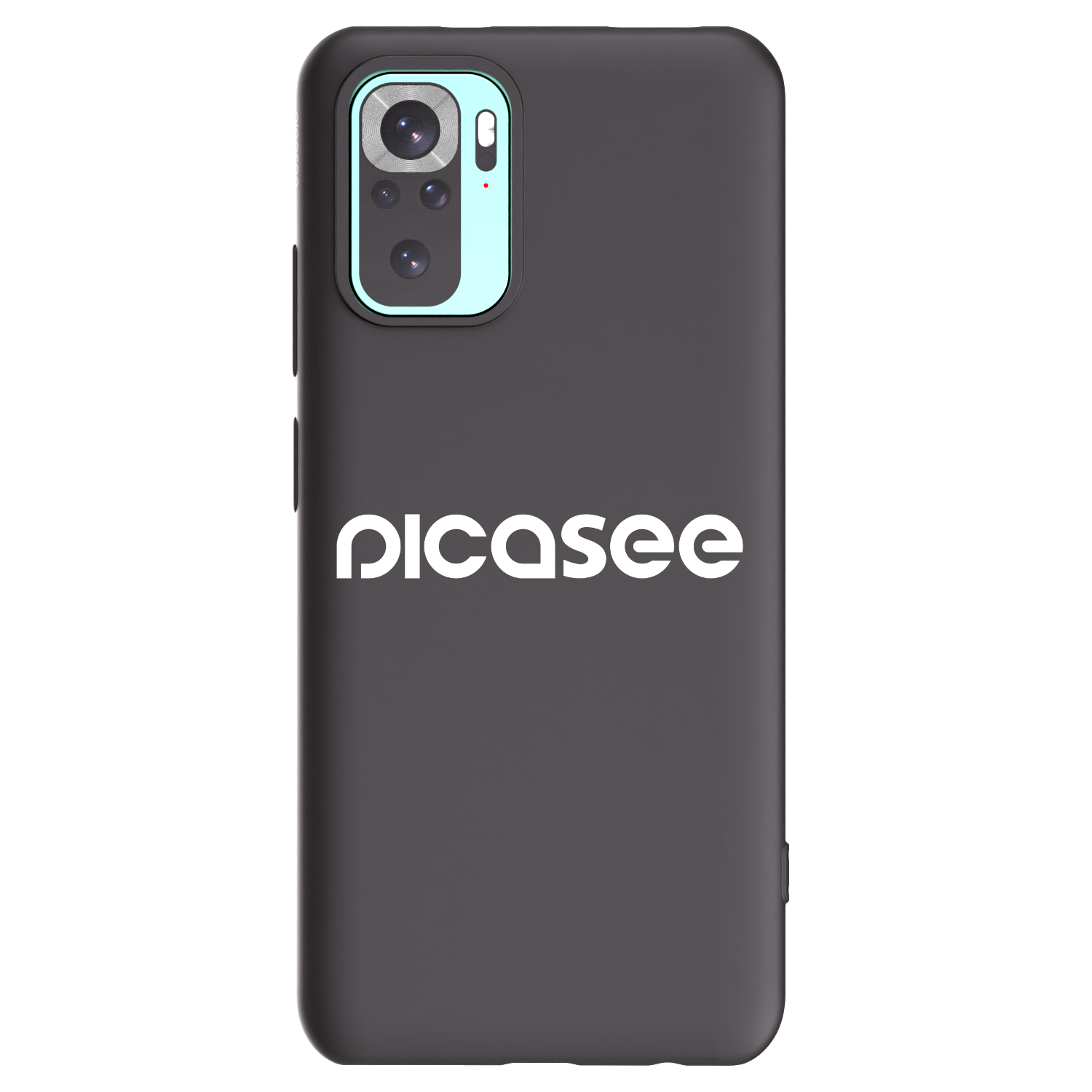 Picasee Μαύρη θήκη σιλικόνης για Xiaomi Redmi Note 10 Pro - Picasee - new logo - white