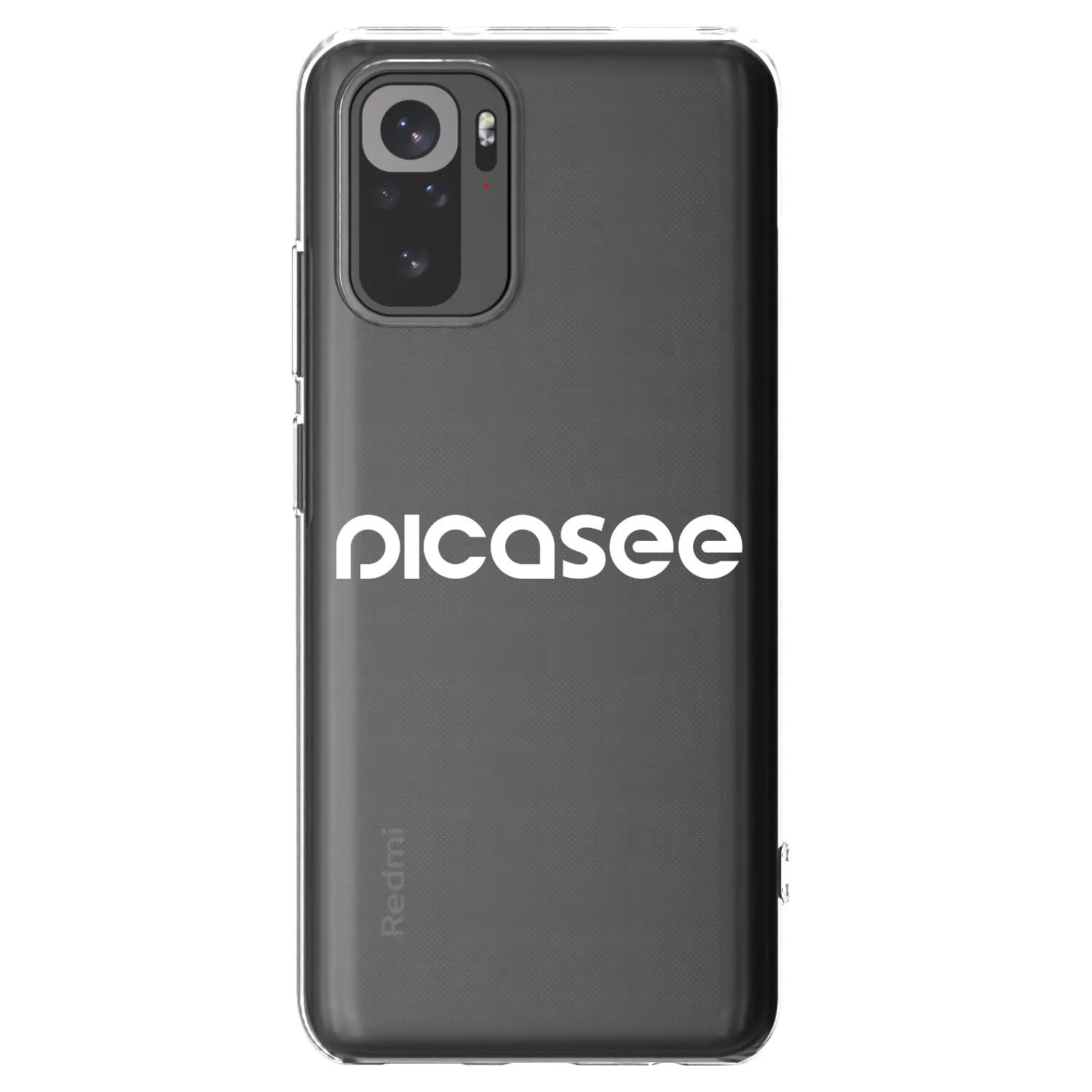 Picasee διαφανής θήκη σιλικόνης Xiaomi Redmi Note 10S - Picasee - new logo - white