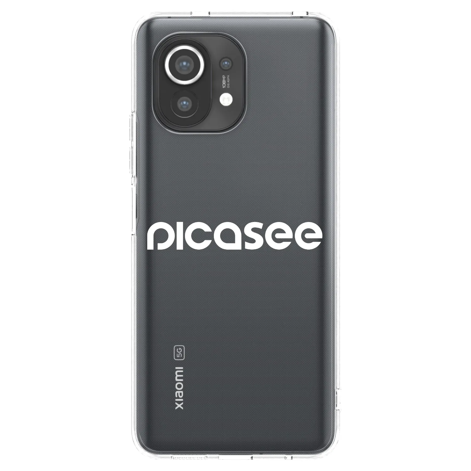 Picasee διαφανής θήκη σιλικόνης Xiaomi Mi 11 - Picasee - new logo - white
