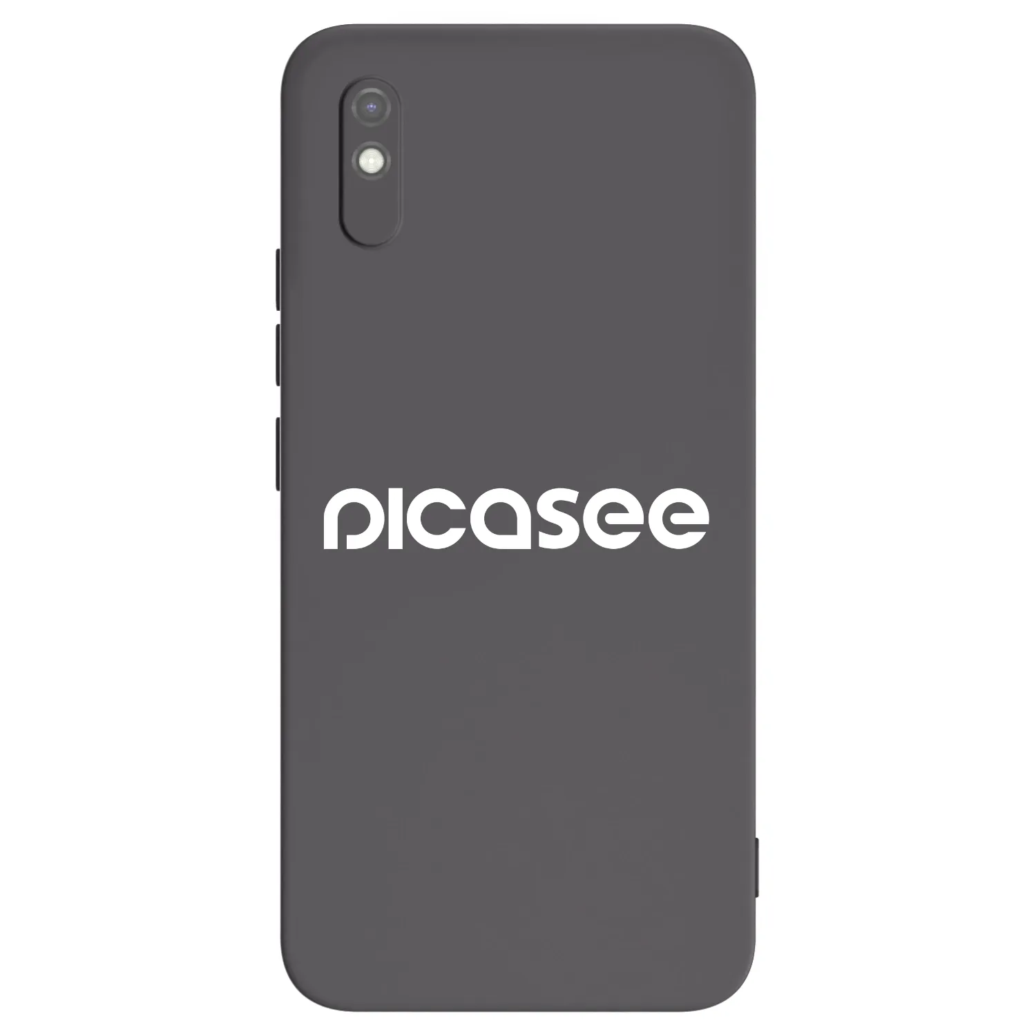 Picasee Μαύρη θήκη σιλικόνης για Xiaomi Redmi 9AT - Picasee - new logo - white