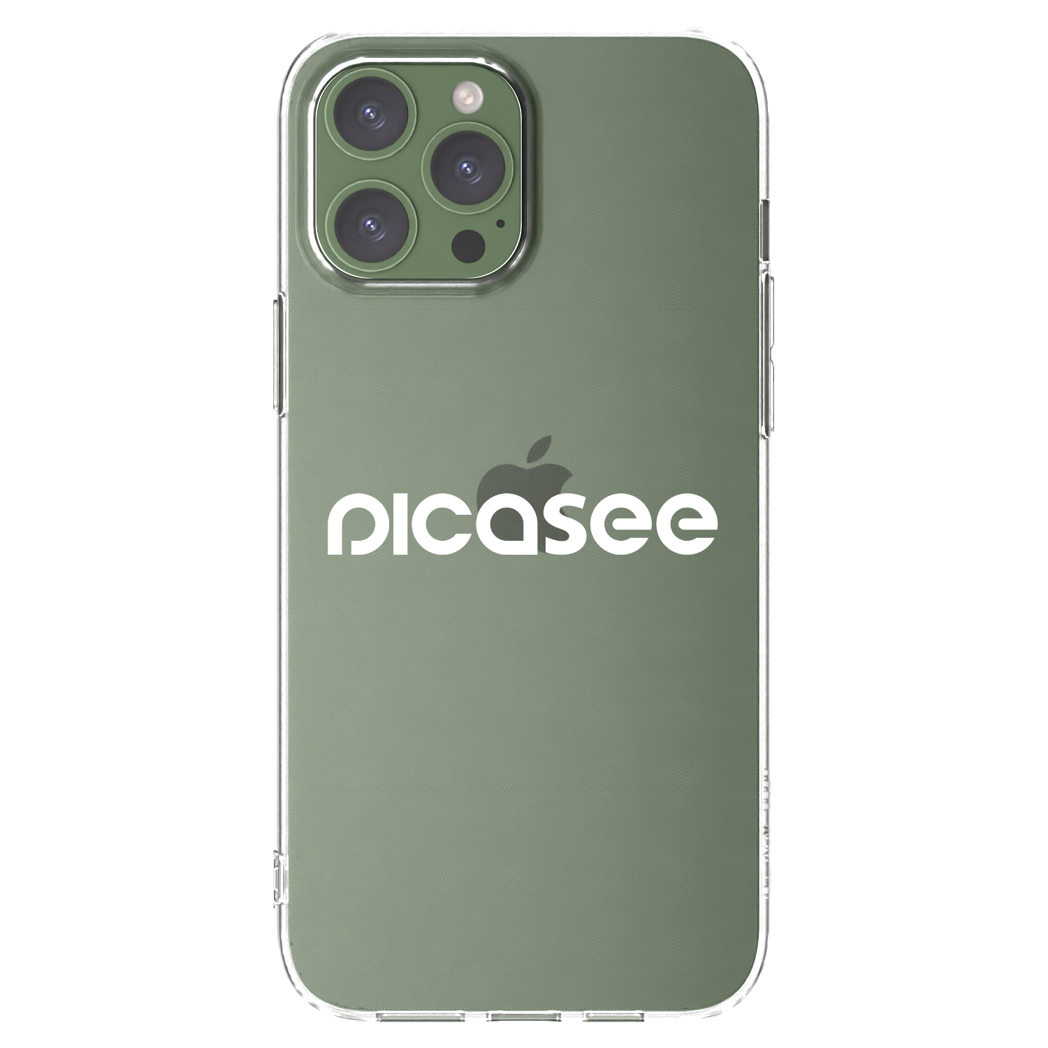 Picasee διαφανής θήκη σιλικόνης Apple iPhone 13 Pro Max - Picasee - new logo - white