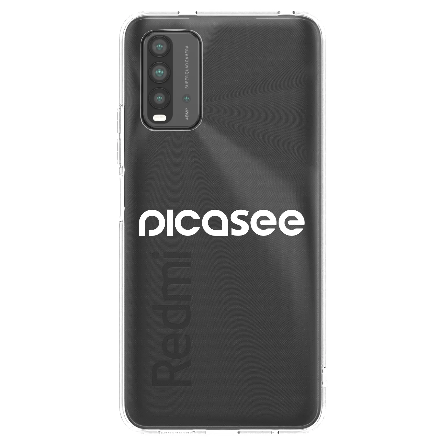 Picasee διαφανής θήκη σιλικόνης Xiaomi Redmi 9T - Picasee - new logo - white