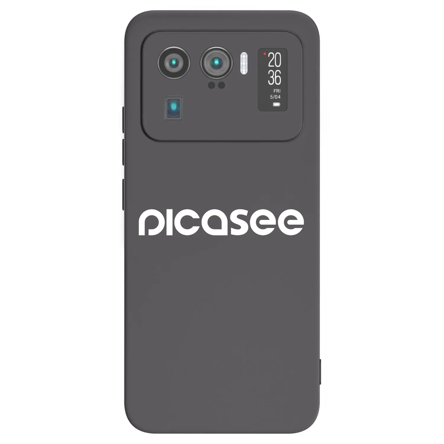 Picasee Μαύρη θήκη σιλικόνης για Xiaomi Mi 11 Ultra - Picasee - new logo - white