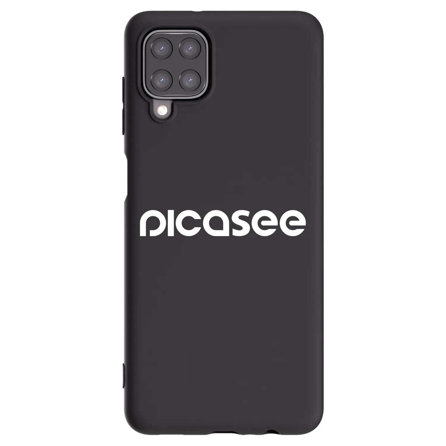 Picasee Μαύρη θήκη σιλικόνης για Samsung Galaxy M12 M127F - Picasee - new logo - white