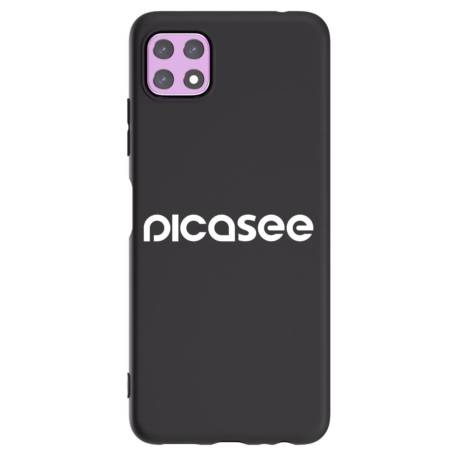 Picasee Μαύρη θήκη σιλικόνης για Samsung Galaxy A22 A226B 5G - Picasee - new logo - white