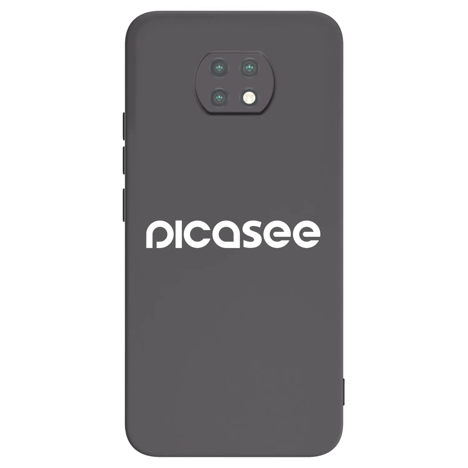 Picasee Μαύρη θήκη σιλικόνης για Xiaomi Redmi Note 9T - Picasee - new logo - white