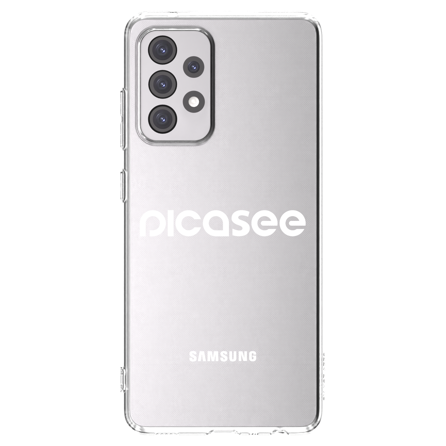Picasee διαφανής θήκη σιλικόνης Samsung Galaxy A52s 5G A528B - Picasee - new logo - white