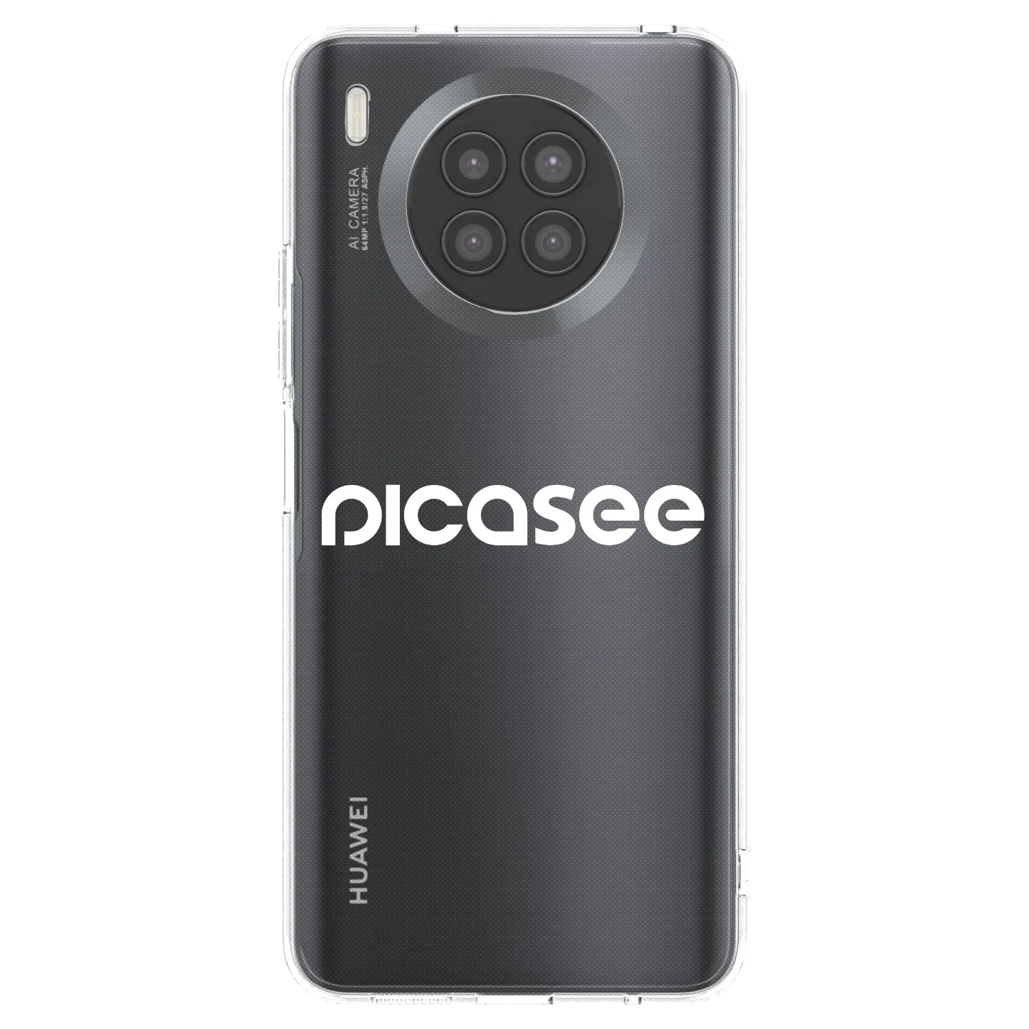 Picasee διαφανής θήκη σιλικόνης Huawei Nova 8i - Picasee - new logo - white