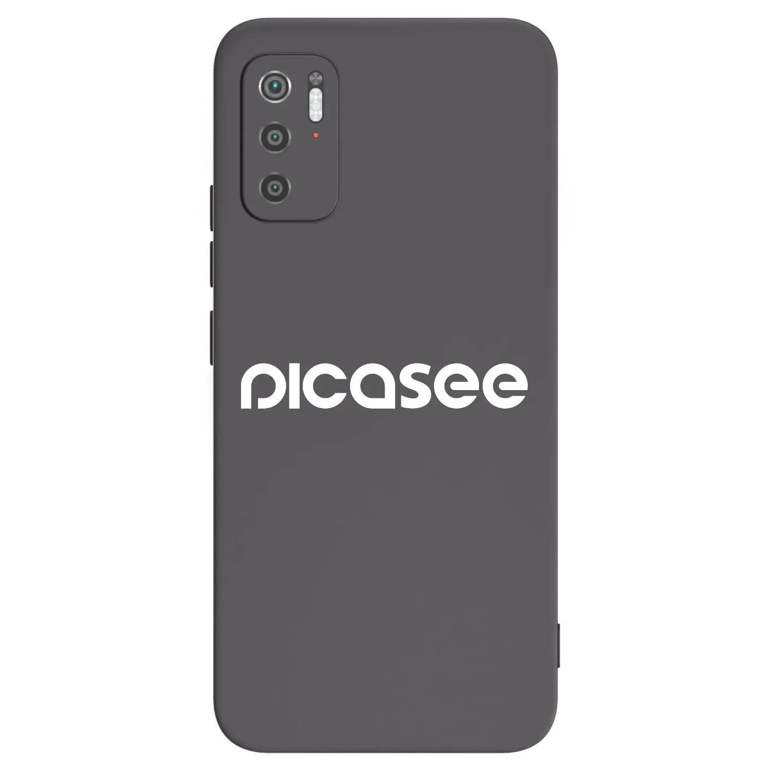 Picasee Μαύρη θήκη σιλικόνης για Xiaomi Poco M3 Pro 5G - Picasee - new logo - white
