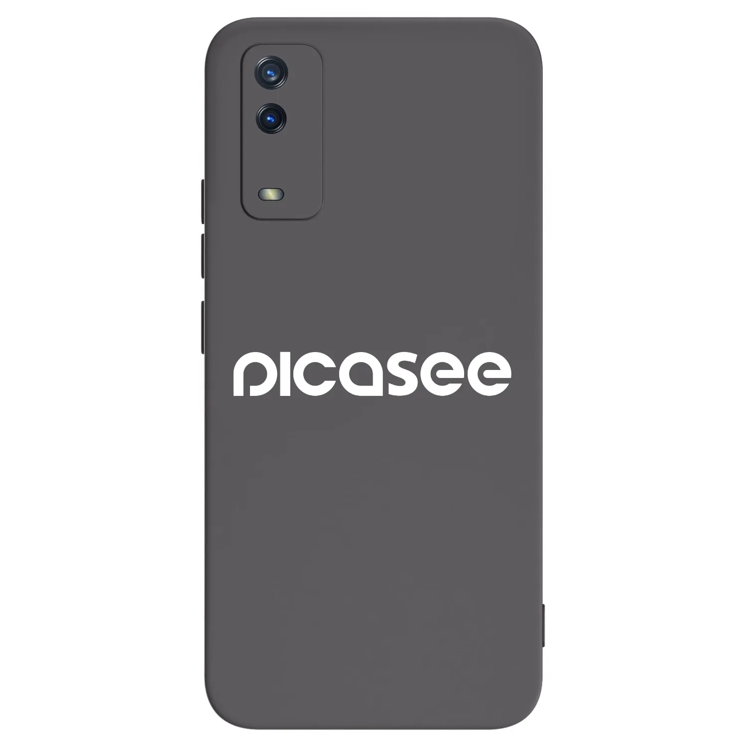 Picasee Μαύρη θήκη σιλικόνης για Vivo Y11s - Picasee - new logo - white