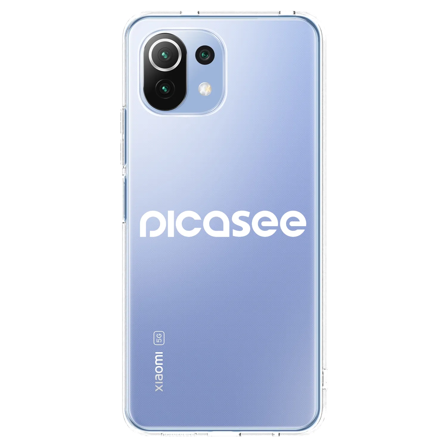 Picasee διαφανής θήκη σιλικόνης Xiaomi 11 Lite 5G NE - Picasee - new logo - white