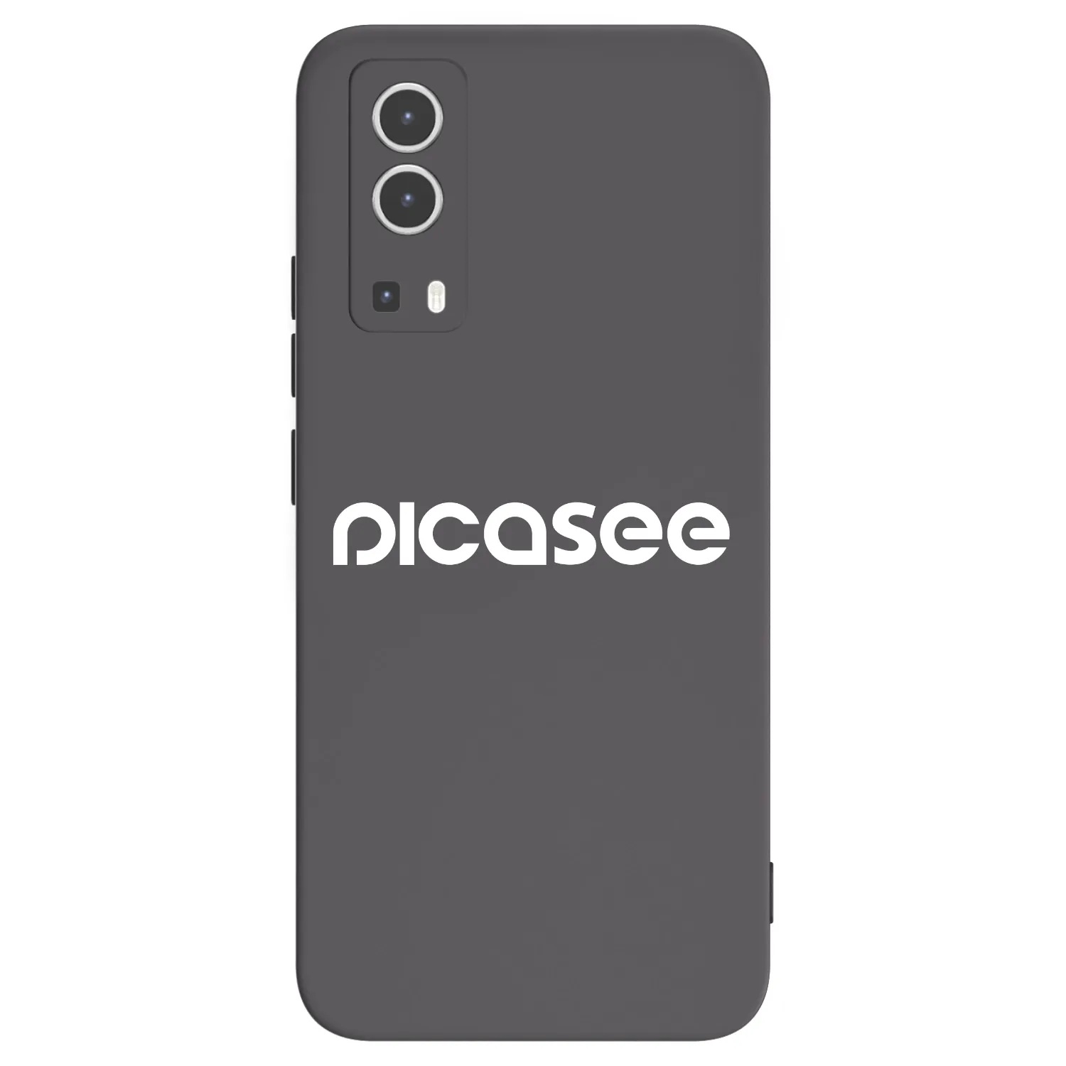 Picasee Μαύρη θήκη σιλικόνης για Vivo Y72 5G - Picasee - new logo - white