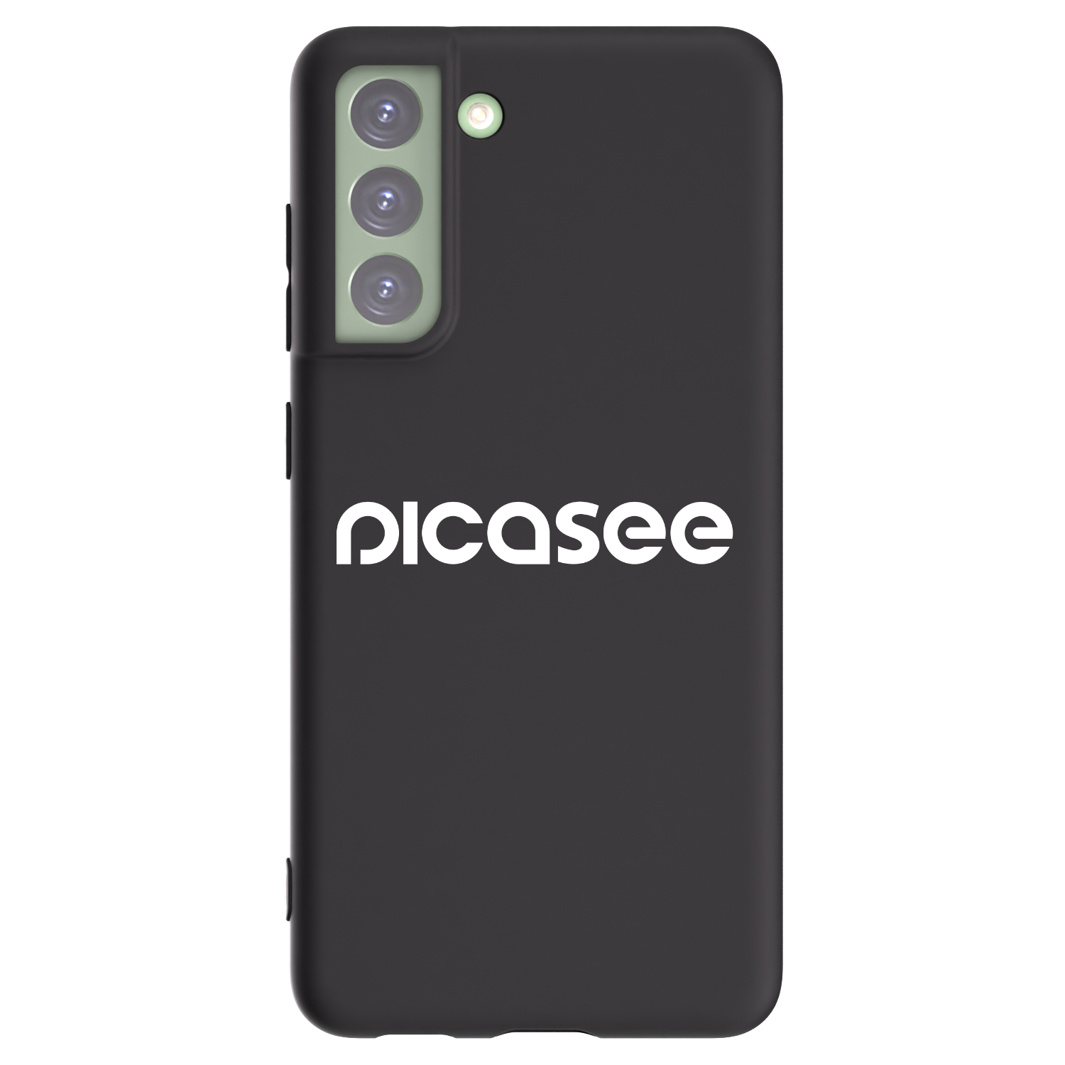 Picasee Μαύρη θήκη σιλικόνης για Samsung Galaxy S21 FE 5G - Picasee - new logo - white