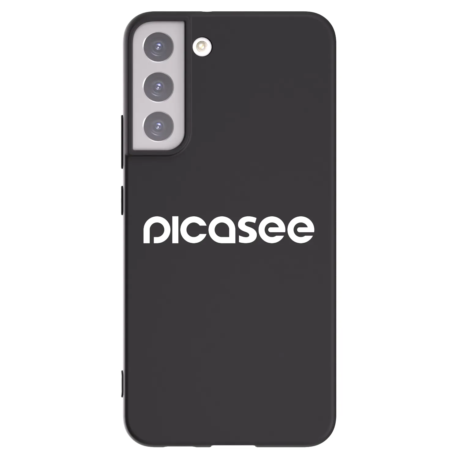 Picasee Μαύρη θήκη σιλικόνης για Samsung Galaxy S22+ 5G - Picasee - new logo - white