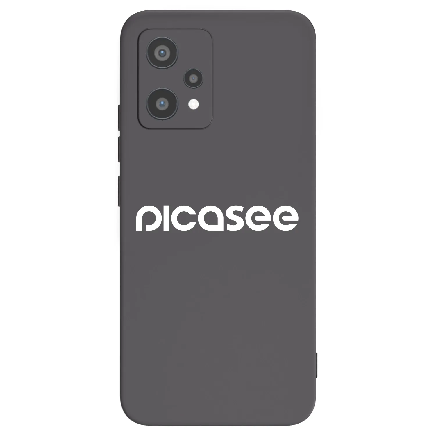 Picasee Μαύρη θήκη σιλικόνης για Realme 9 Pro 5G - Picasee - new logo - white