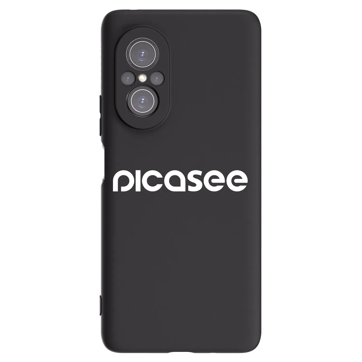 Picasee Μαύρη θήκη σιλικόνης για Huawei Nova 9 SE - Picasee - new logo - white