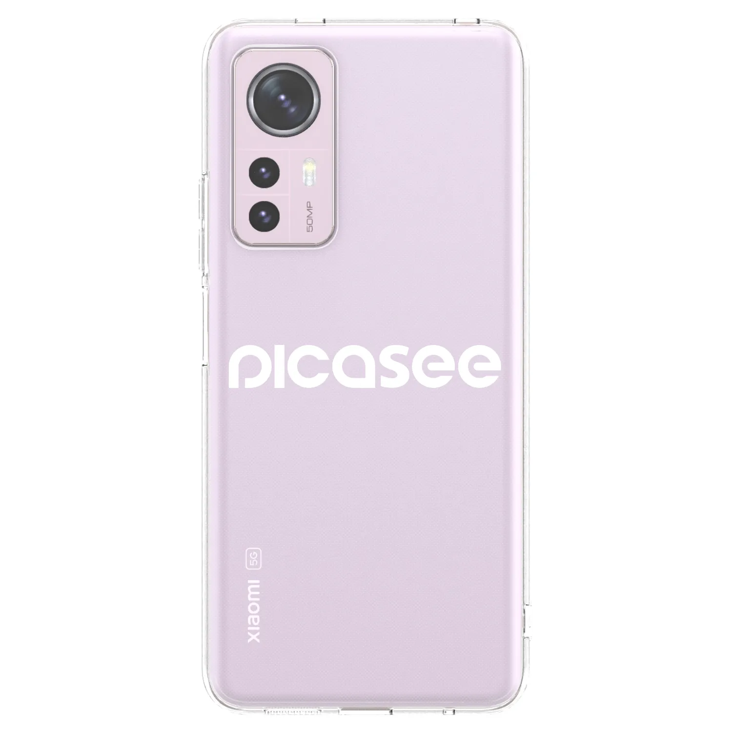 Picasee διαφανής θήκη σιλικόνης Xiaomi 12 - Picasee - new logo - white