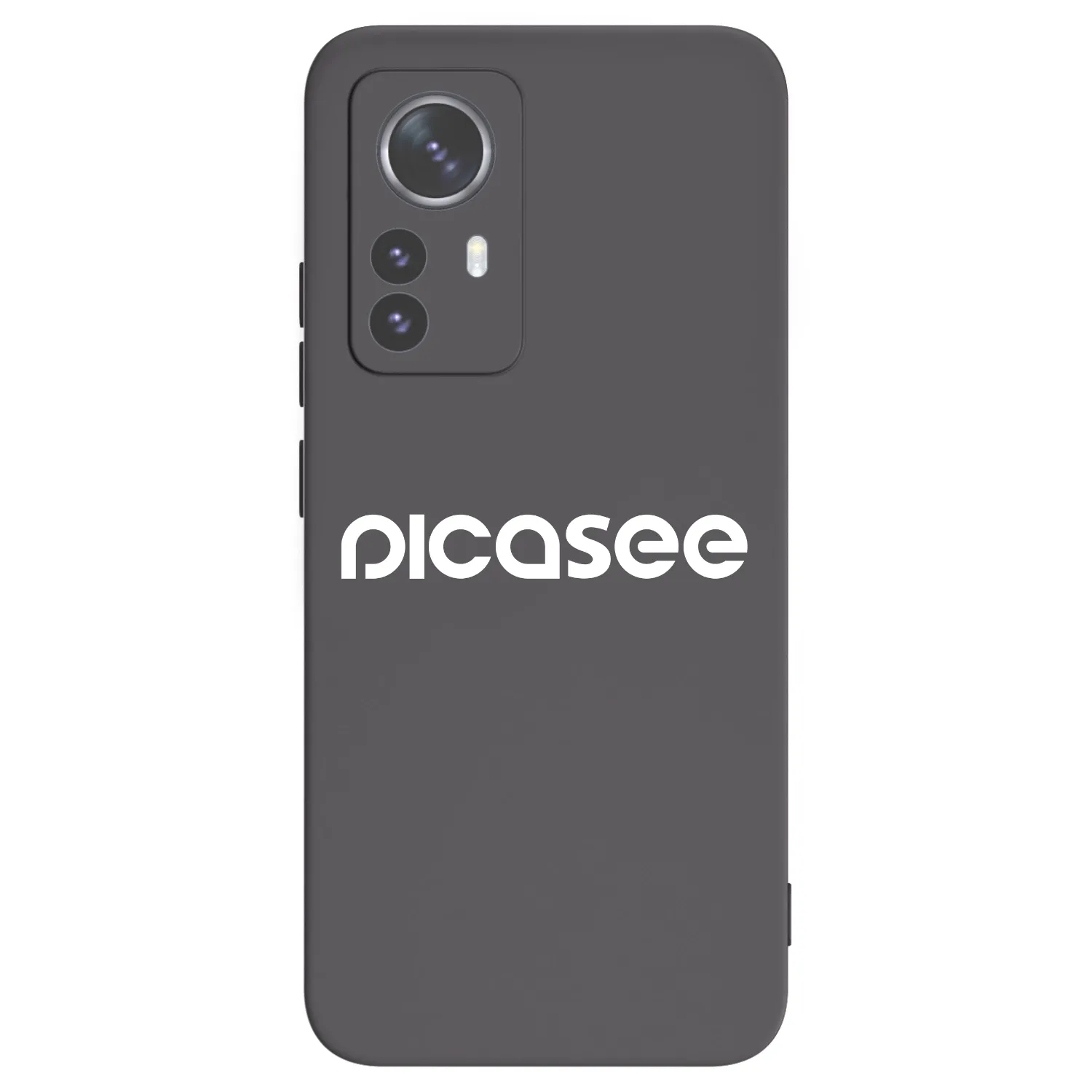 Picasee Μαύρη θήκη σιλικόνης για Xiaomi 12 Pro - Picasee - new logo - white
