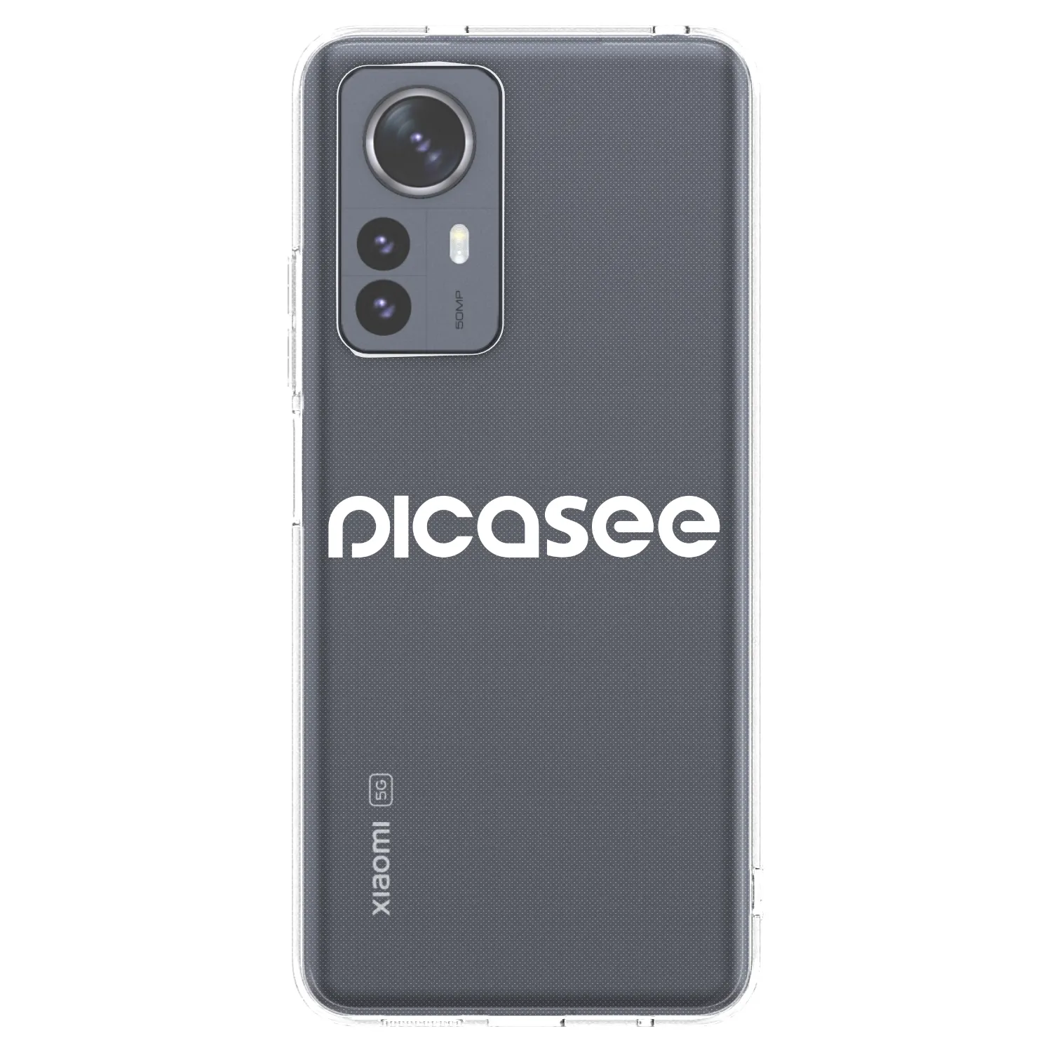 Picasee διαφανής θήκη σιλικόνης Xiaomi 12 Pro - Picasee - new logo - white