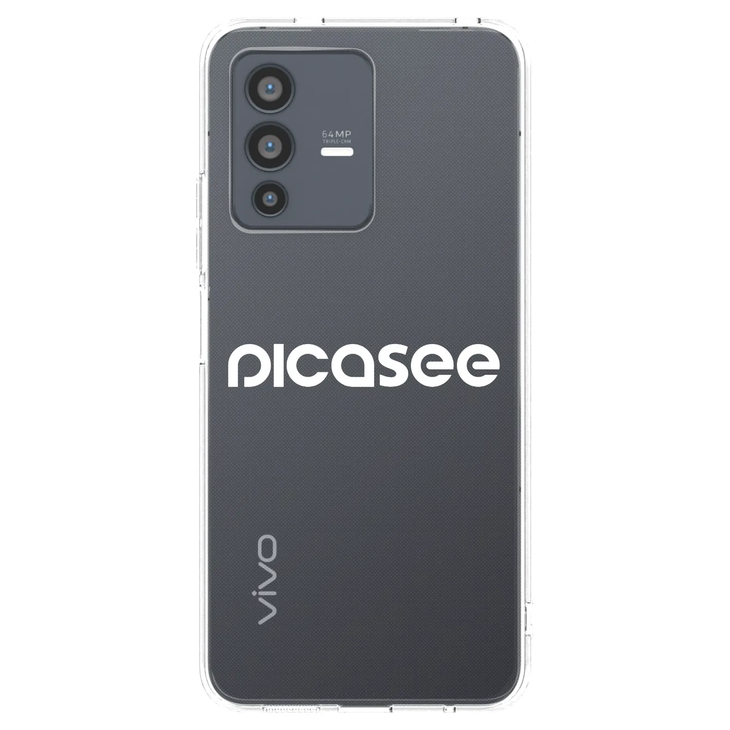 Picasee διαφανής θήκη σιλικόνης Vivo V23 5G - Picasee - new logo - white