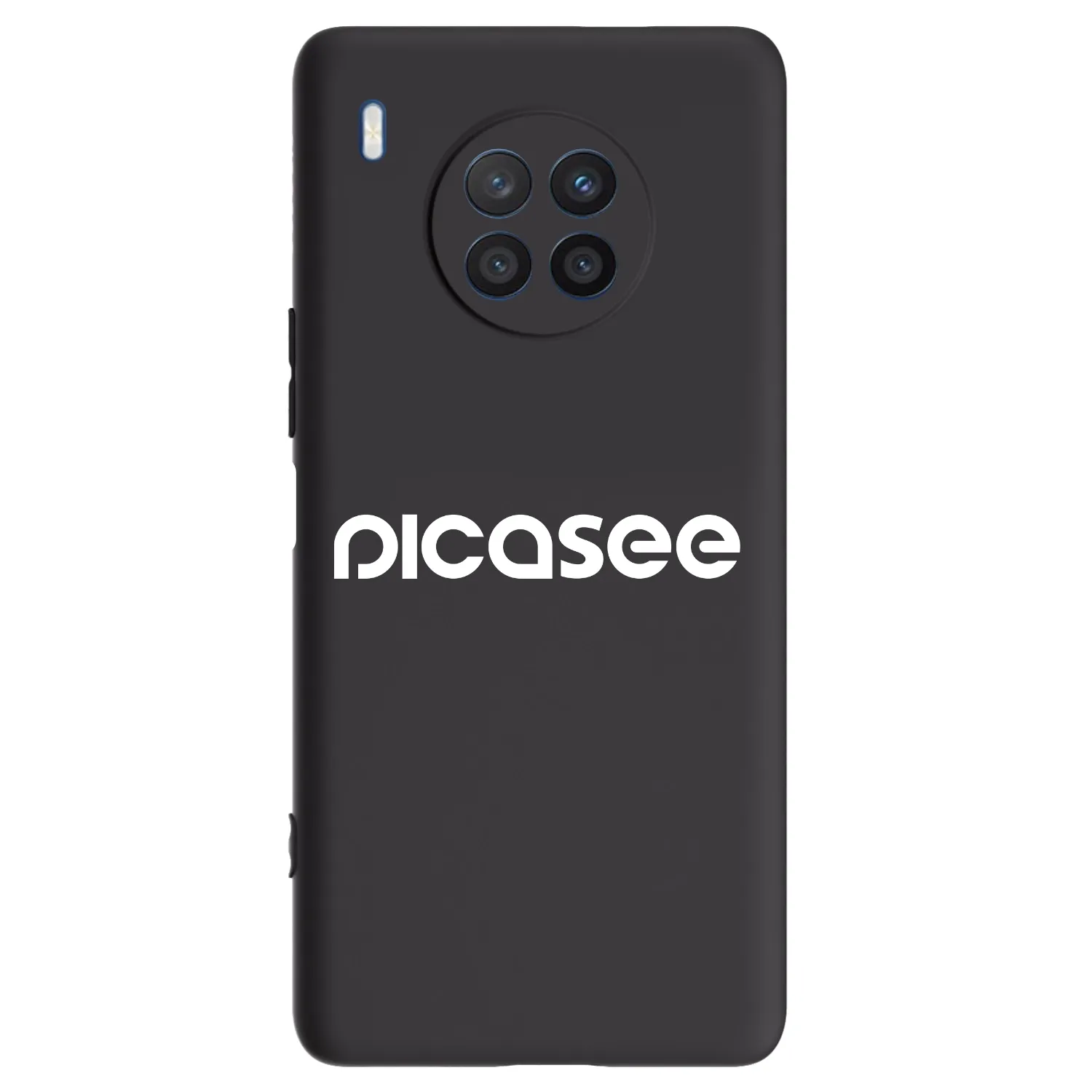 Picasee Μαύρη θήκη σιλικόνης για Honor 50 Lite - Picasee - new logo - white