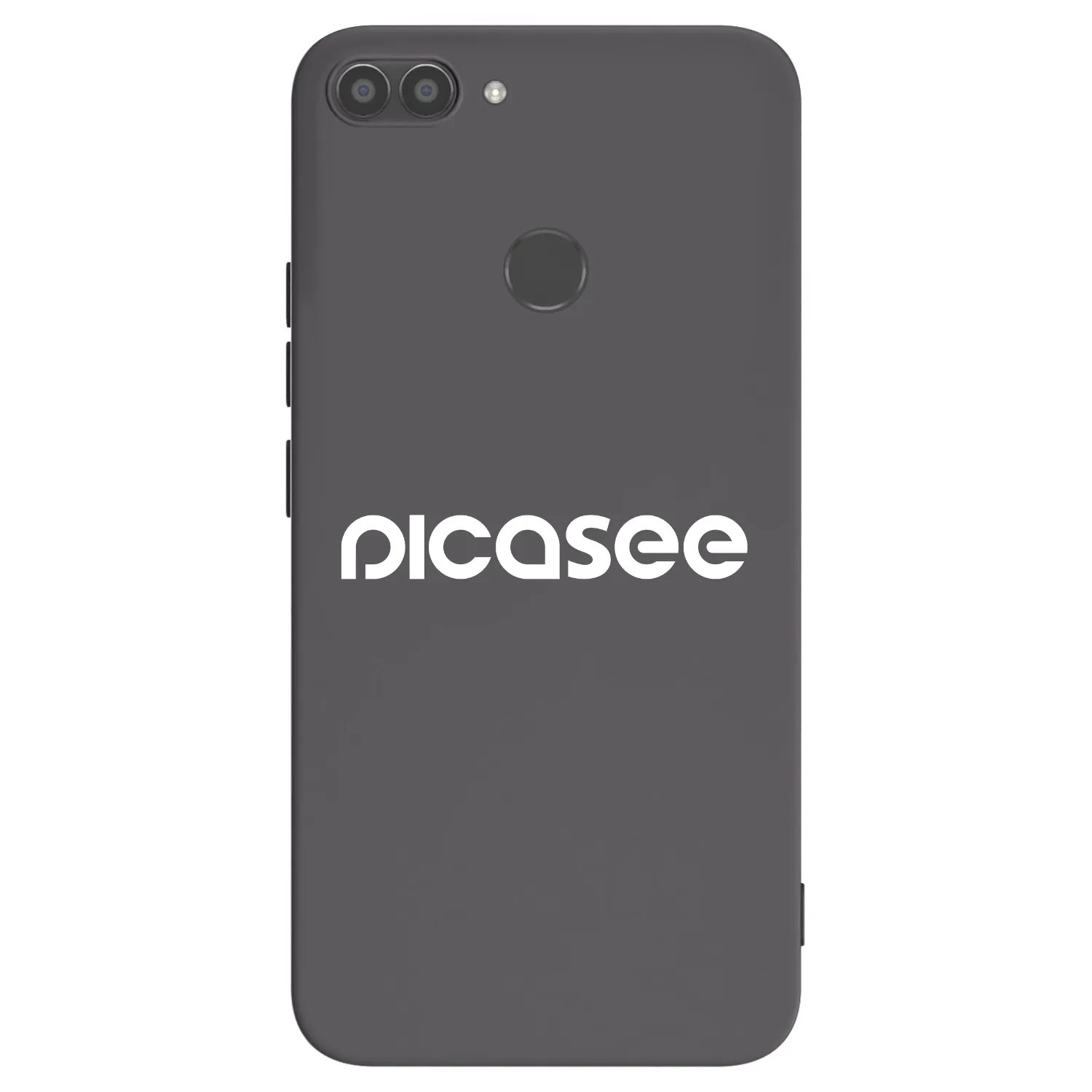 Picasee Μαύρη θήκη σιλικόνης για Huawei P Smart - Picasee - new logo - white