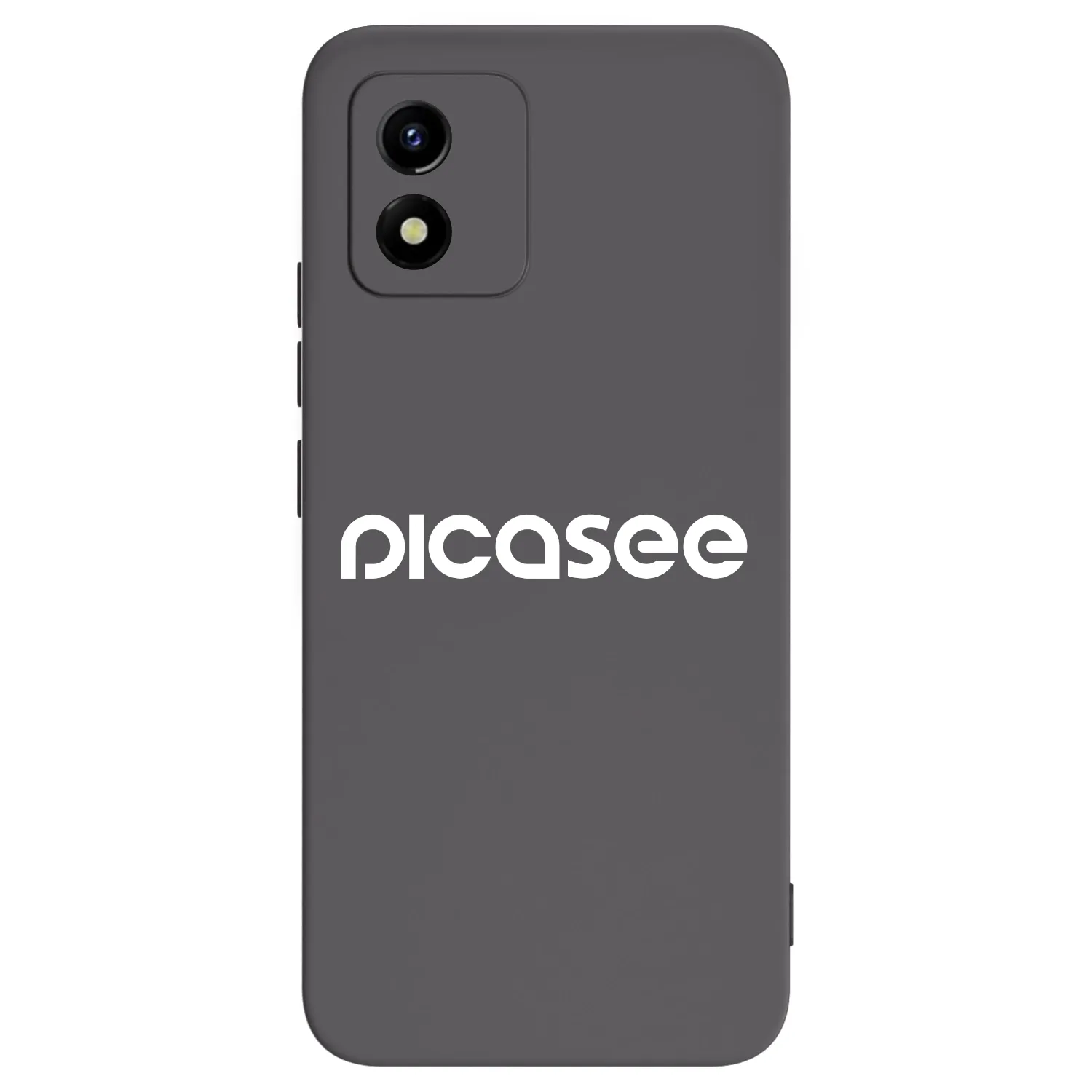 Picasee Μαύρη θήκη σιλικόνης για Vivo Y01 - Picasee - new logo - white