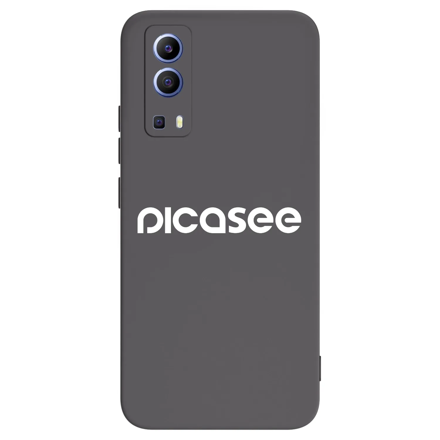 Picasee Μαύρη θήκη σιλικόνης για Vivo Y52 5G - Picasee - new logo - white