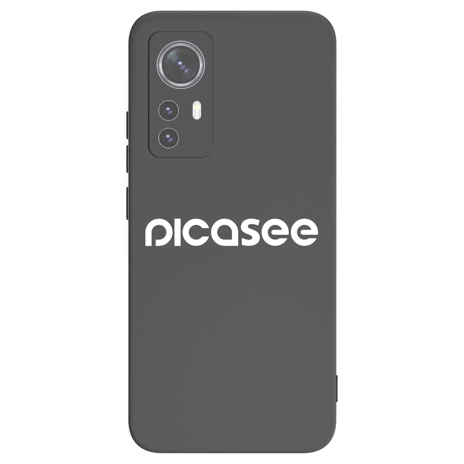 Picasee Μαύρη θήκη σιλικόνης για Xiaomi 12X - Picasee - new logo - white