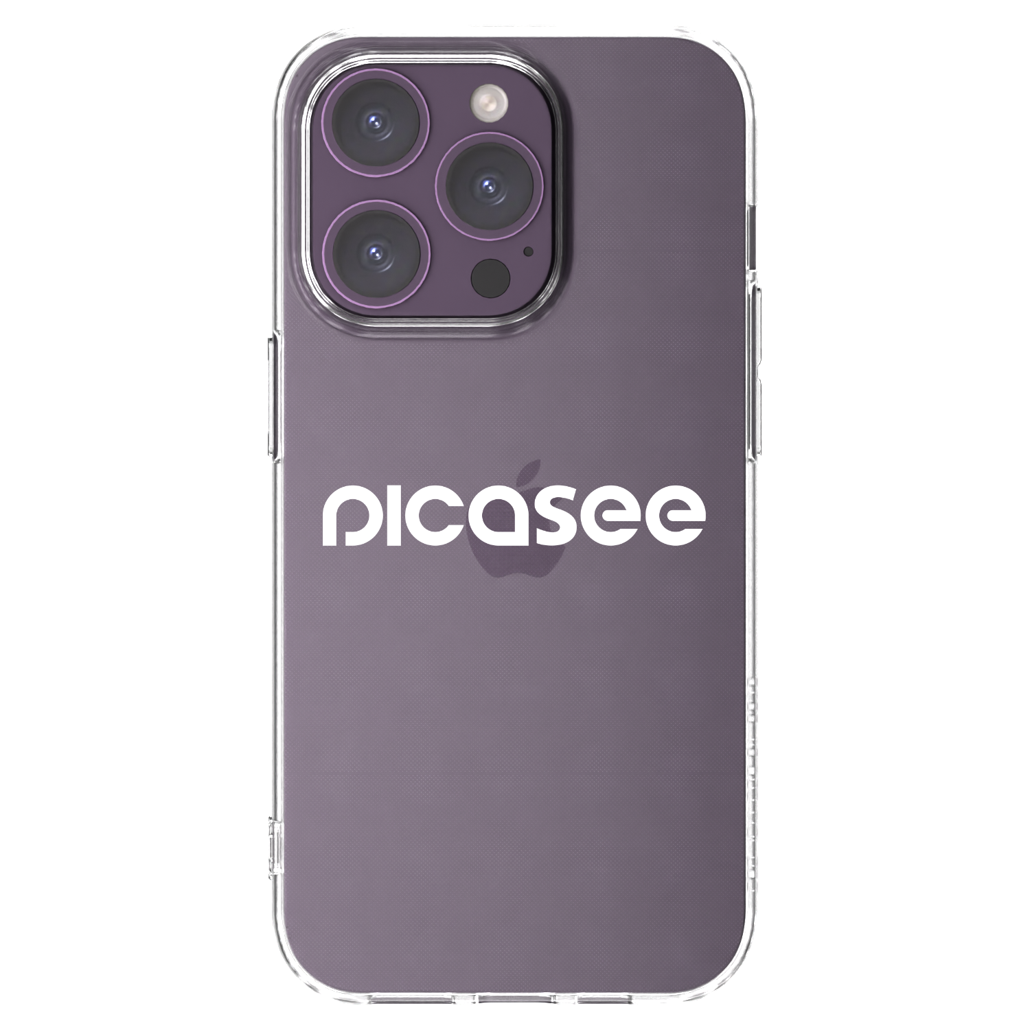 Picasee διαφανής θήκη σιλικόνης Apple iPhone 14 Pro - Picasee - new logo - white
