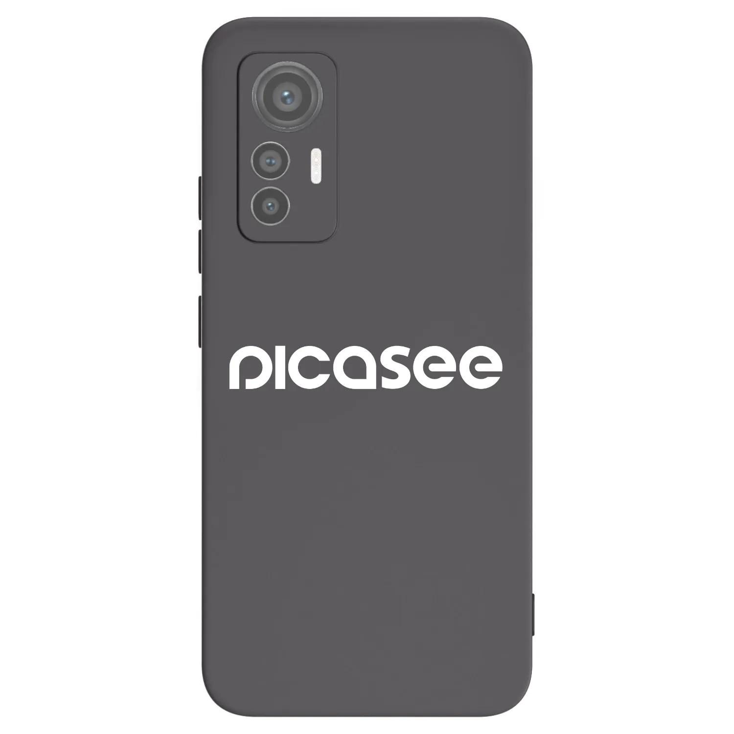 Picasee Μαύρη θήκη σιλικόνης για Xiaomi 12 Lite - Picasee - new logo - white