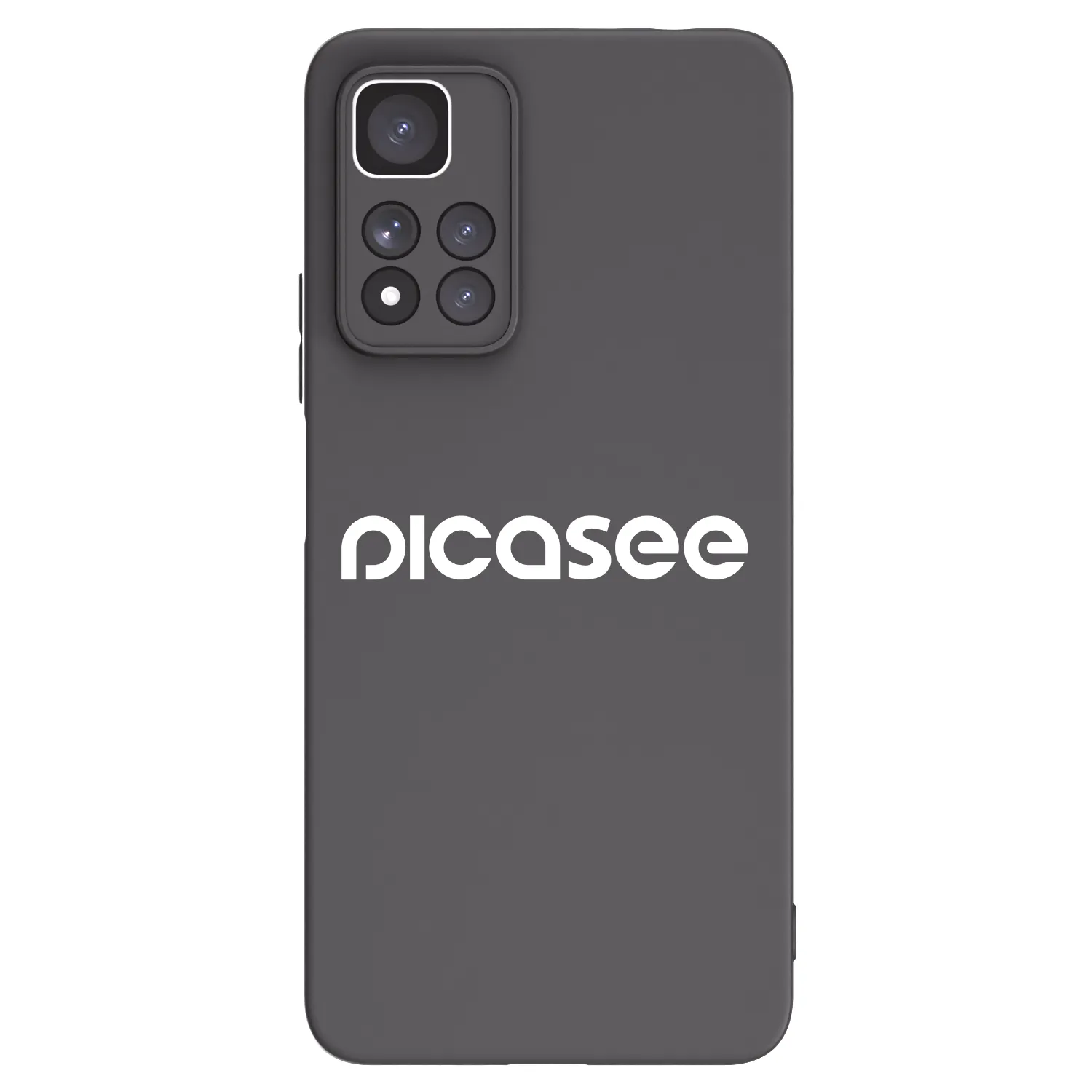 Picasee Μαύρη θήκη σιλικόνης για Xiaomi Redmi Note 11 Pro+ 5G - Picasee - new logo - white