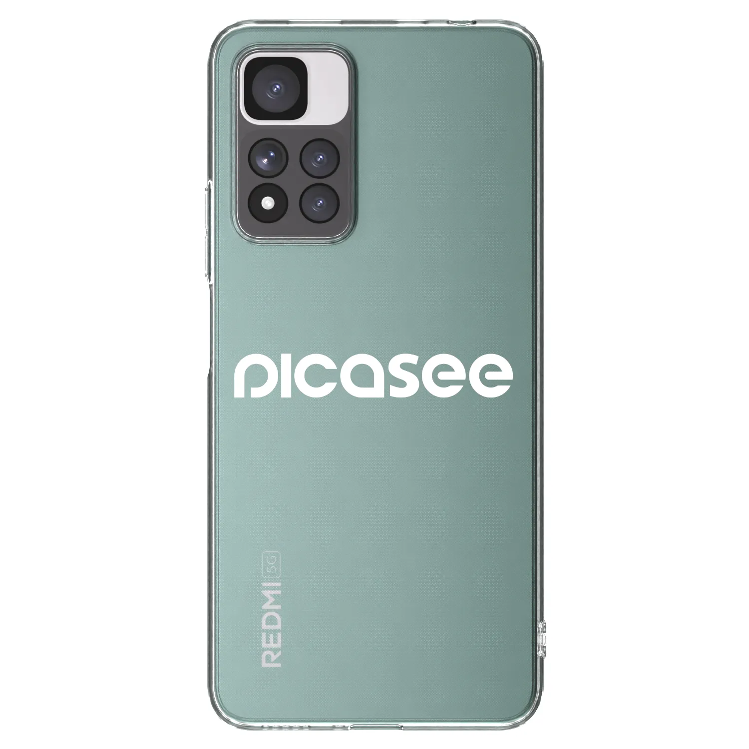 Picasee διαφανής θήκη σιλικόνης Xiaomi Redmi Note 11 Pro+ 5G - Picasee - new logo - white