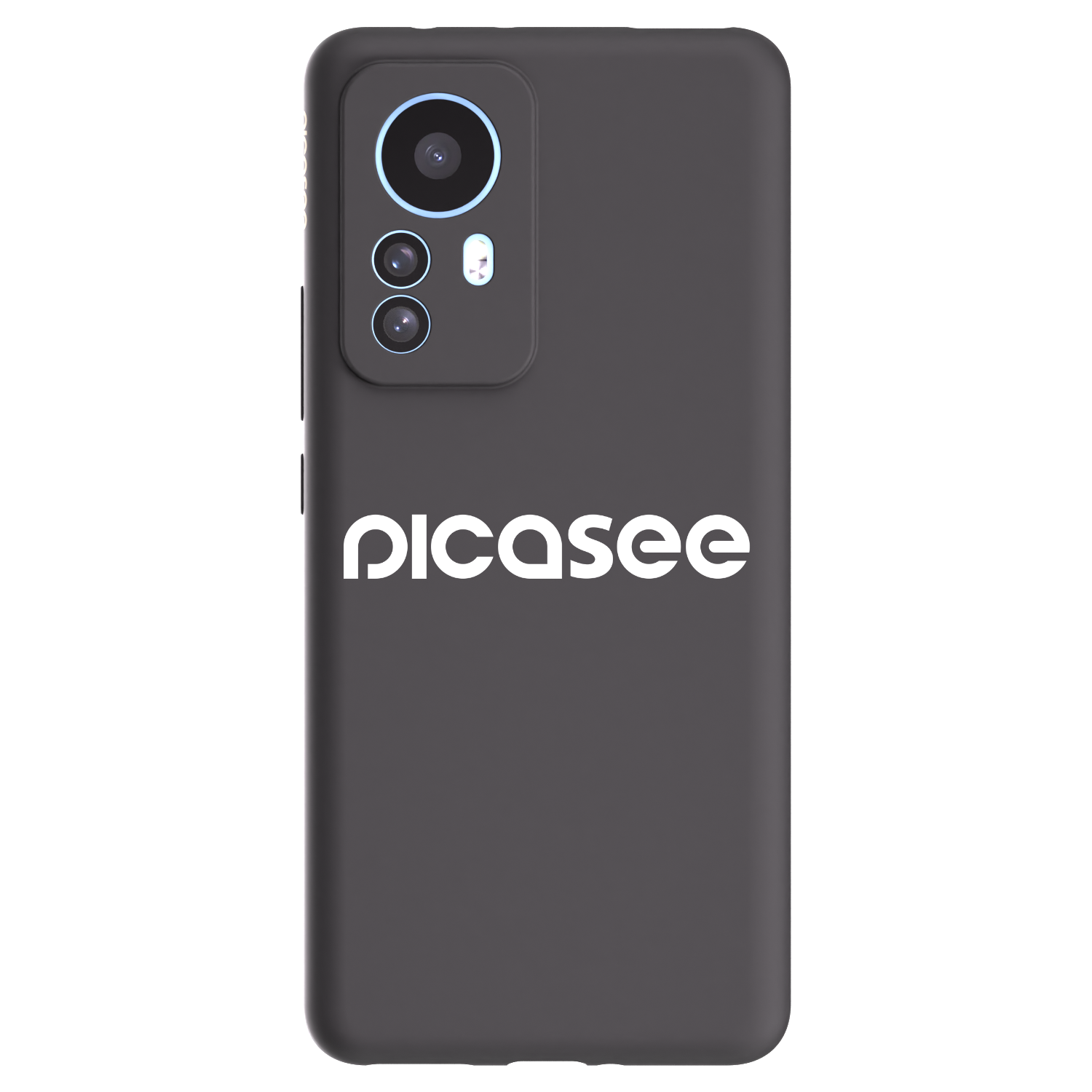 Picasee Μαύρη θήκη σιλικόνης για Xiaomi 12T Pro - Picasee - new logo - white
