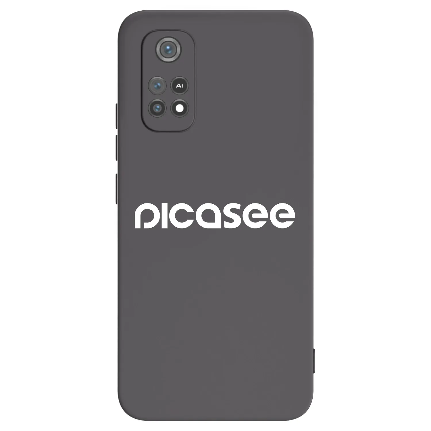 Picasee Μαύρη θήκη σιλικόνης για Xiaomi Poco M4 Pro - Picasee - new logo - white