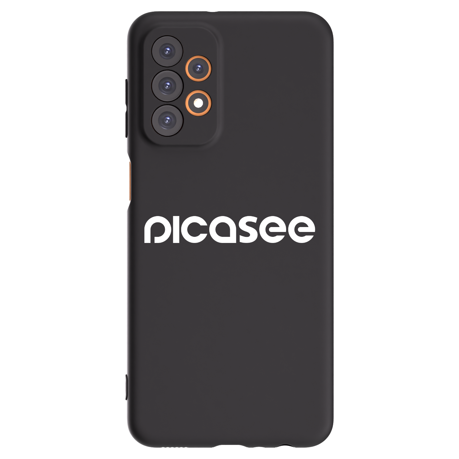 Picasee Μαύρη θήκη σιλικόνης για Samsung Galaxy A23 A235F 4G - Picasee - new logo - white