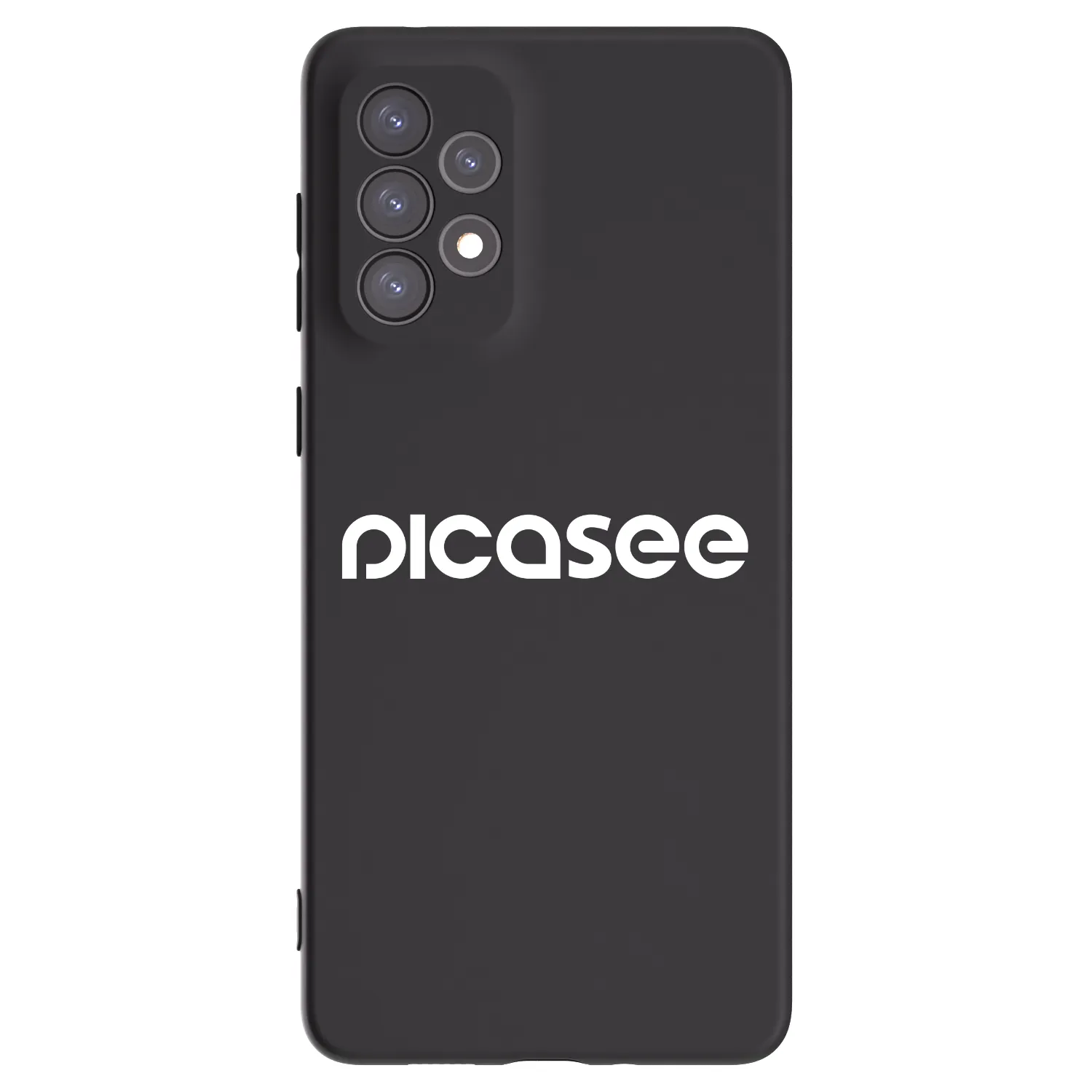 Picasee Μαύρη θήκη σιλικόνης για Samsung Galaxy A73 5G - Picasee - new logo - white