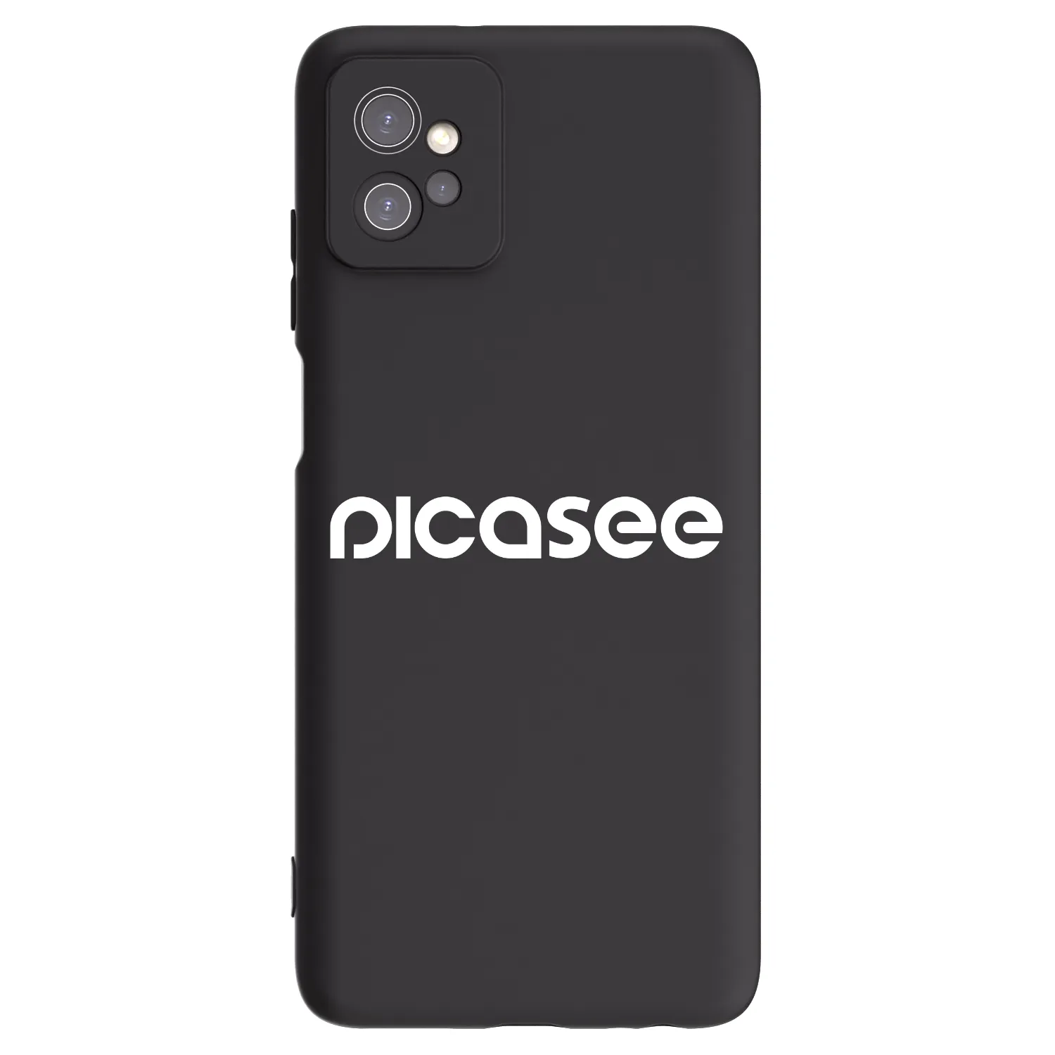 Picasee Μαύρη θήκη σιλικόνης για Motorola Moto G32 - Picasee - new logo - white