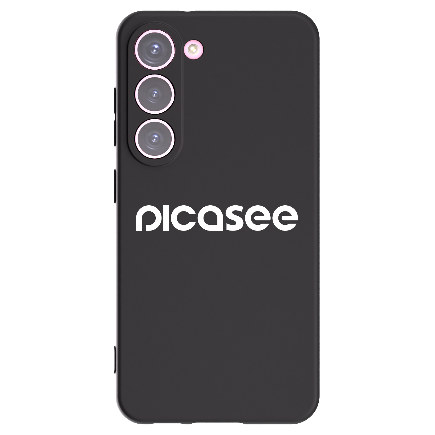 Picasee Μαύρη θήκη σιλικόνης για Samsung Galaxy S23 5G - Picasee - new logo - white
