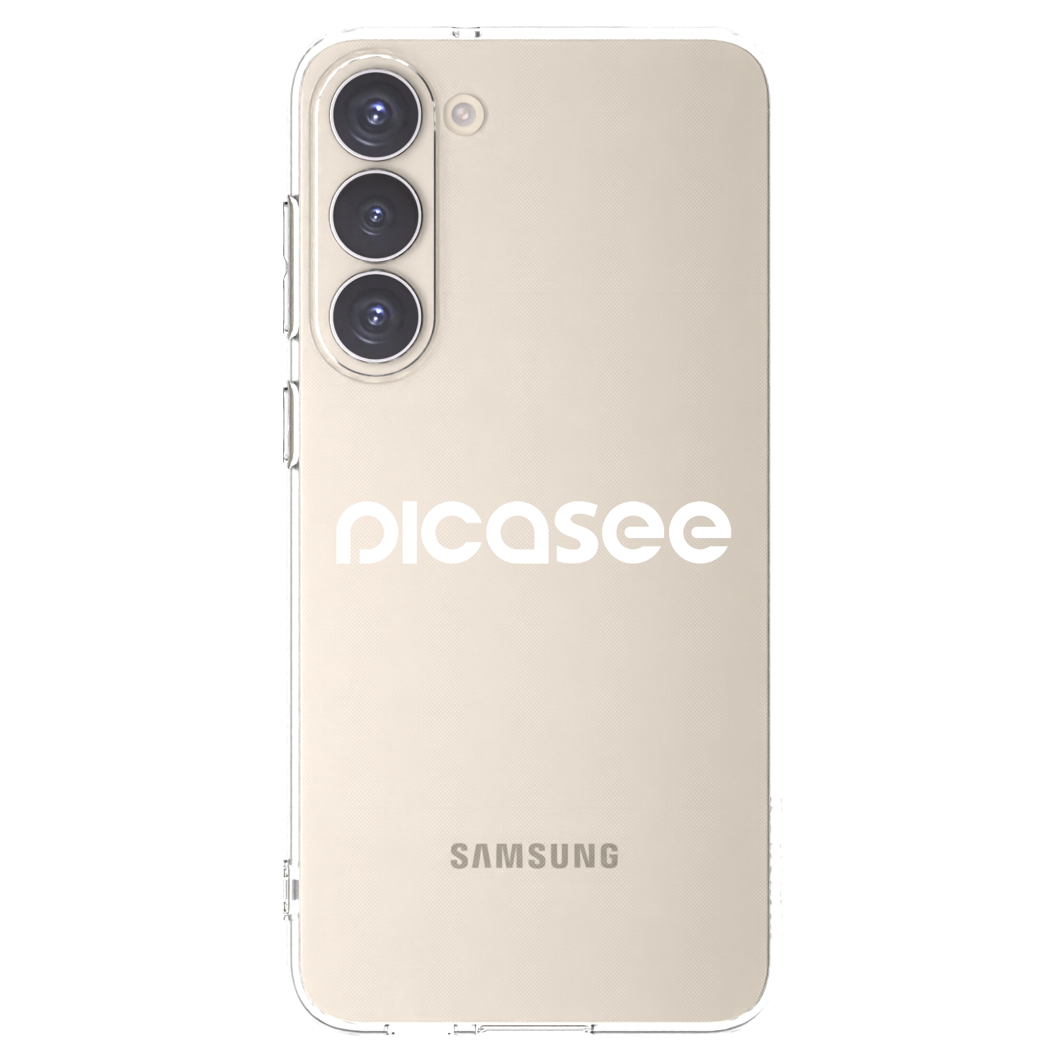 Picasee διαφανής θήκη σιλικόνης Samsung Galaxy S23+ 5G - Picasee - new logo - white