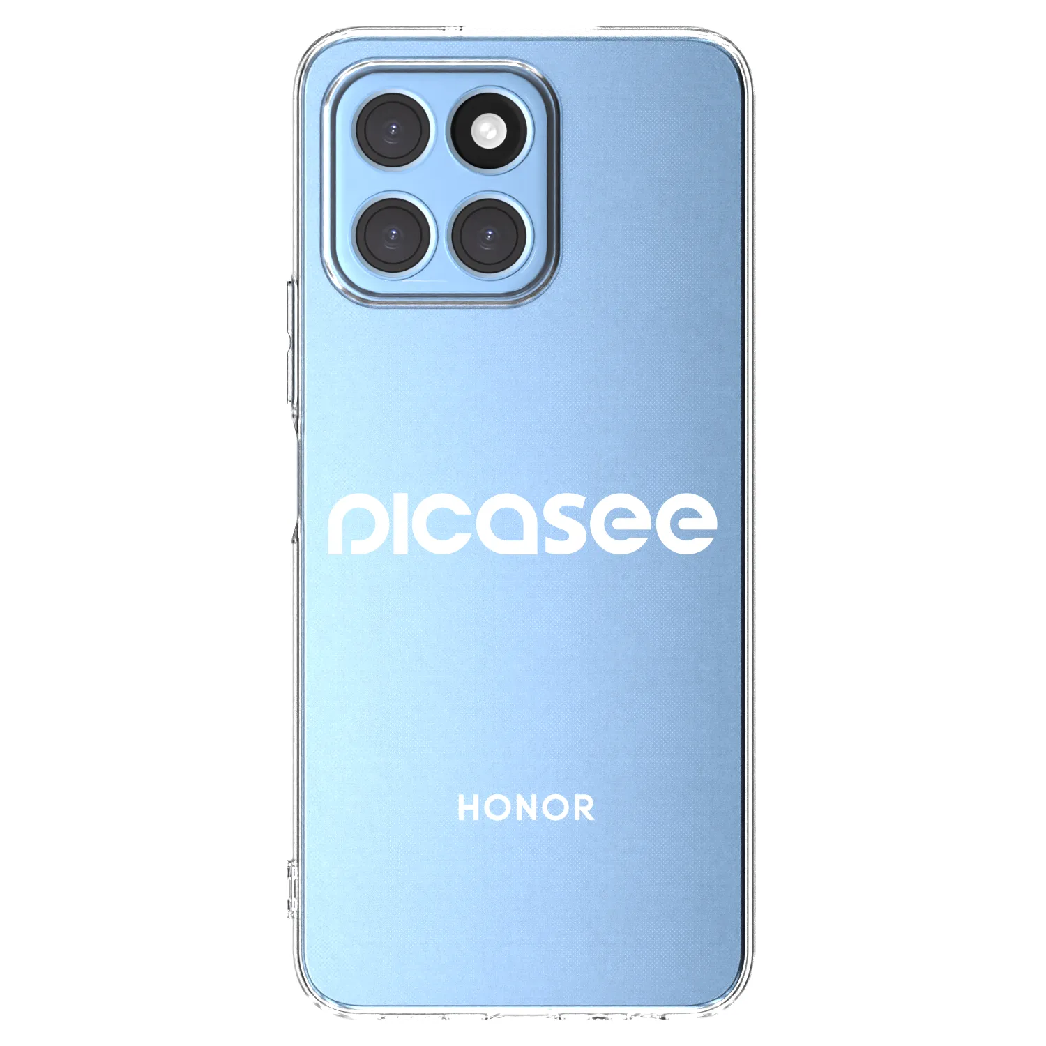 Picasee διαφανής θήκη σιλικόνης Honor X8 5G - Picasee - new logo - white