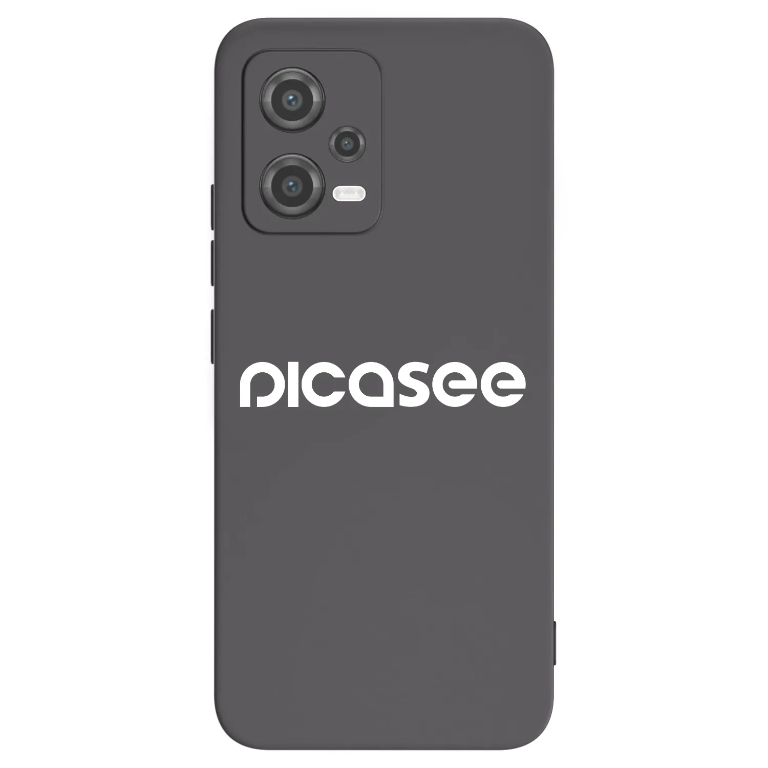 Picasee Μαύρη θήκη σιλικόνης για Xiaomi Poco X5 - Picasee - new logo - white