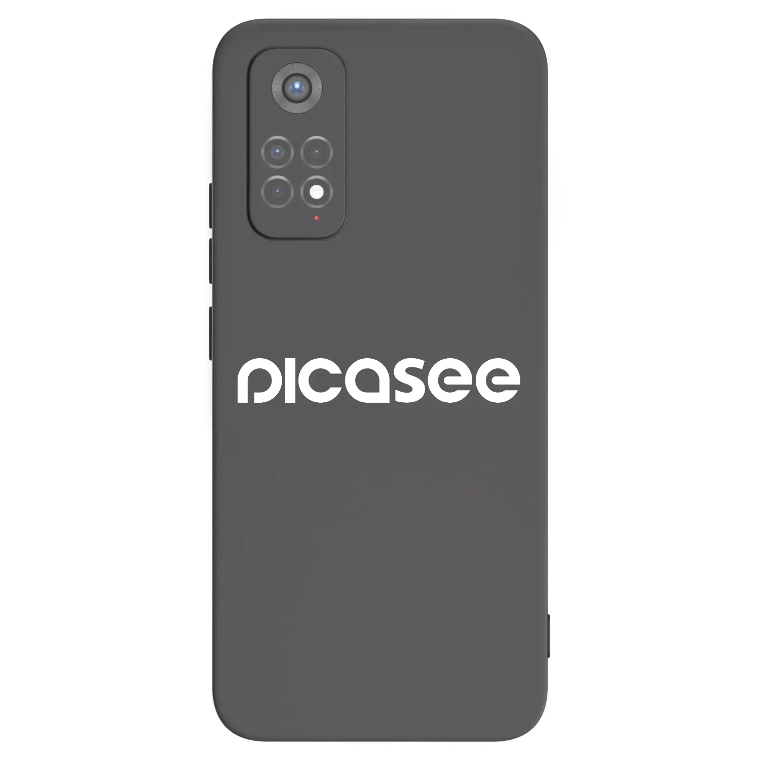 Picasee Μαύρη θήκη σιλικόνης για Xiaomi Redmi Note 11S 5G - Picasee - new logo - white